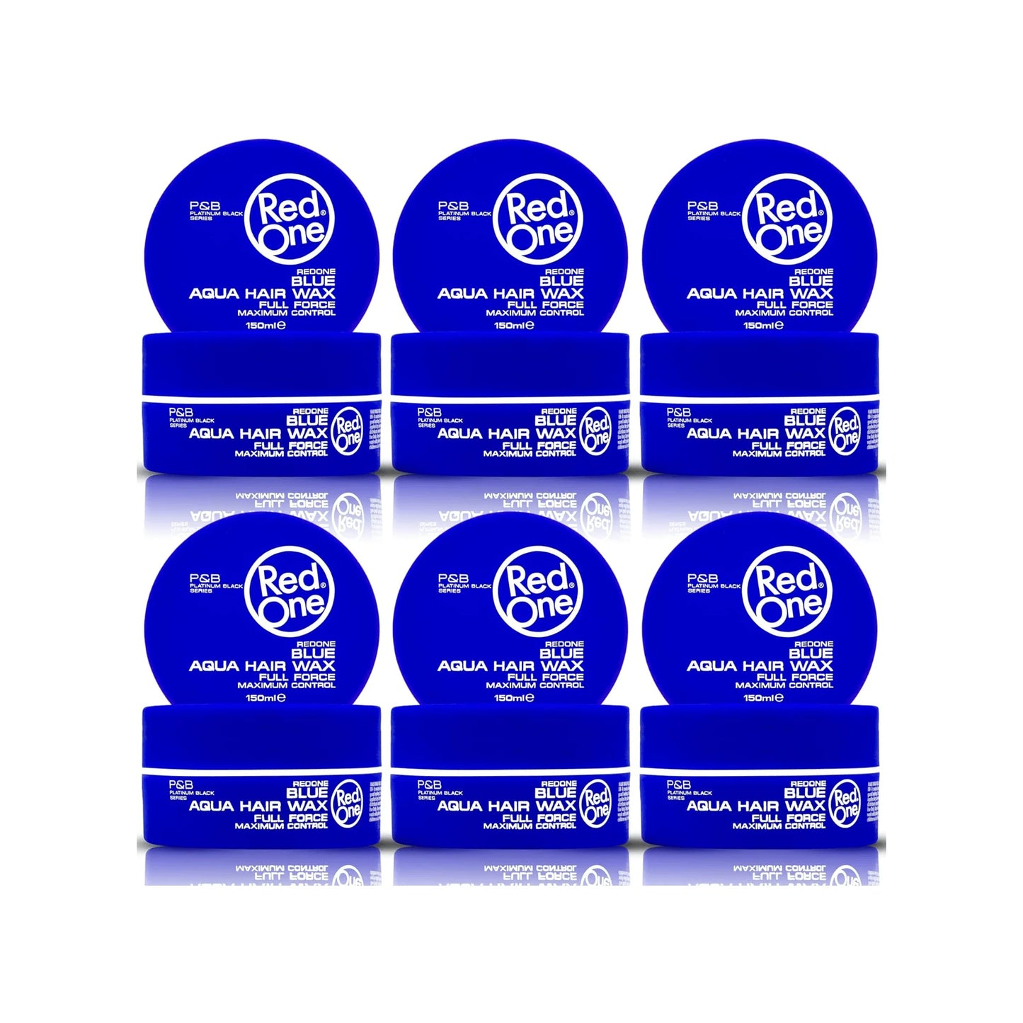REDONE BLUE AQUA HAIR WAX FULL FORCE 6x150ml