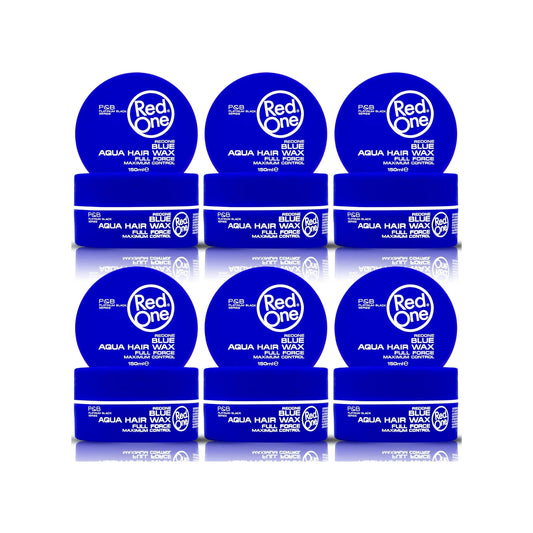 REDONE BLUE AQUA HAIR WAX FULL FORCE 6x150ml