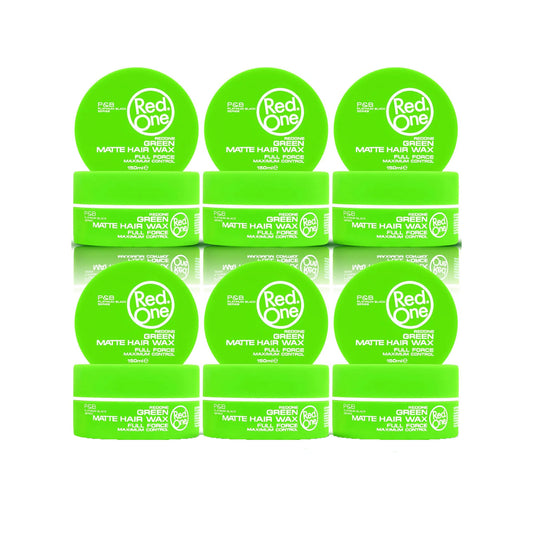 REDONE GREEN MATTE HAIR WAX FULL FORCE 6x150ml