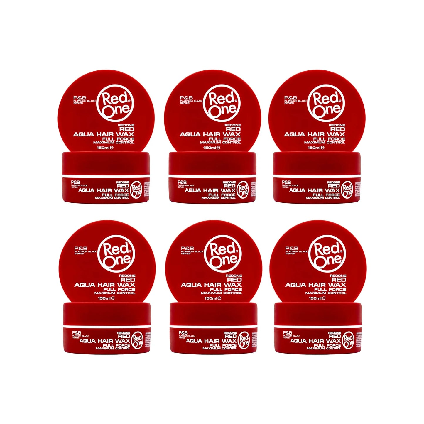 REDONE RED AQUA HAIR WAX FULL FORCE 6x150ml
