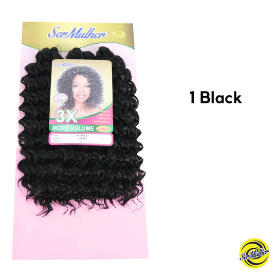 New Deeo Wave RITMO 35 CM Extension di capelli ricci per Crochet Braids