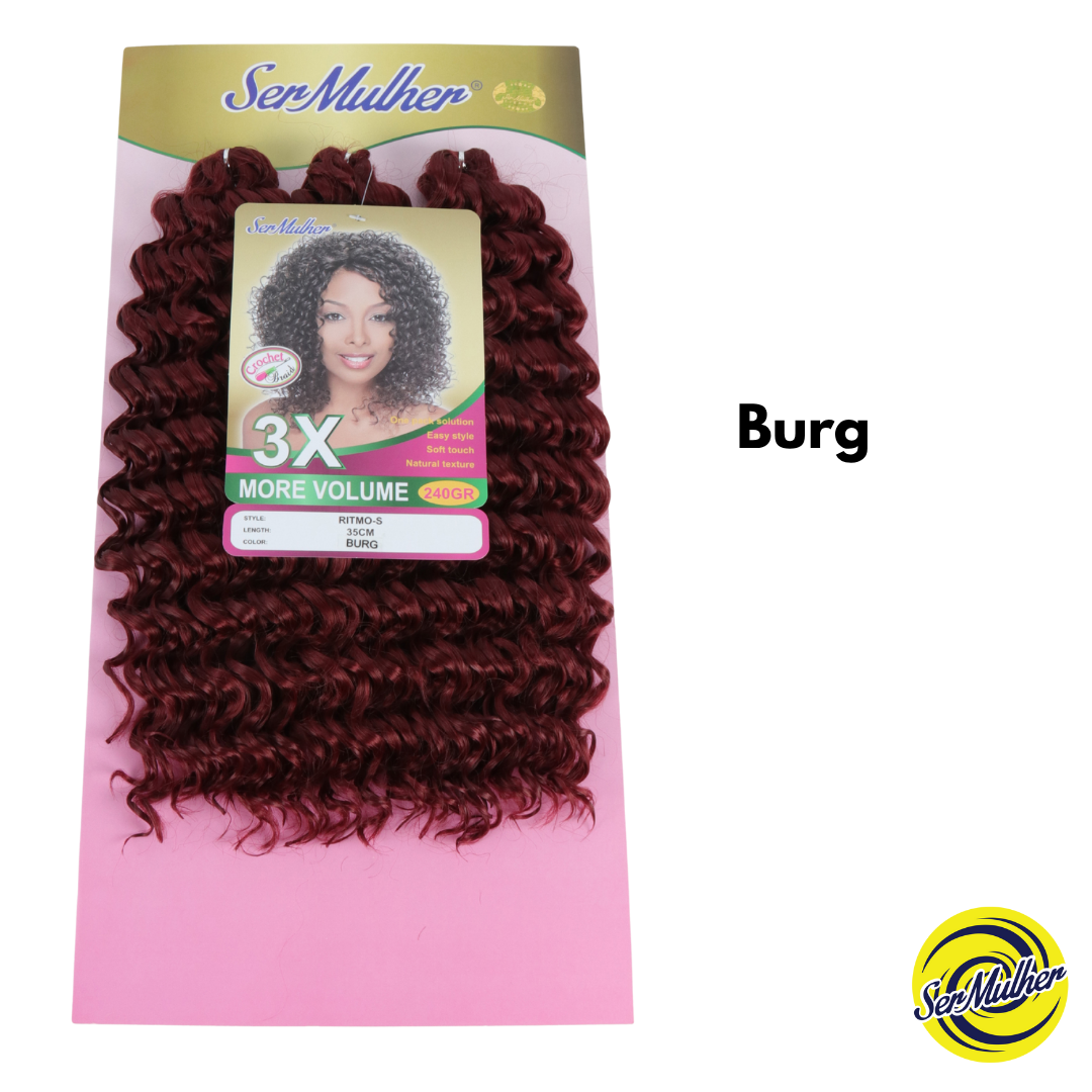 New Deeo Wave RITMO 35 CM Extension di capelli ricci per Crochet Braids
