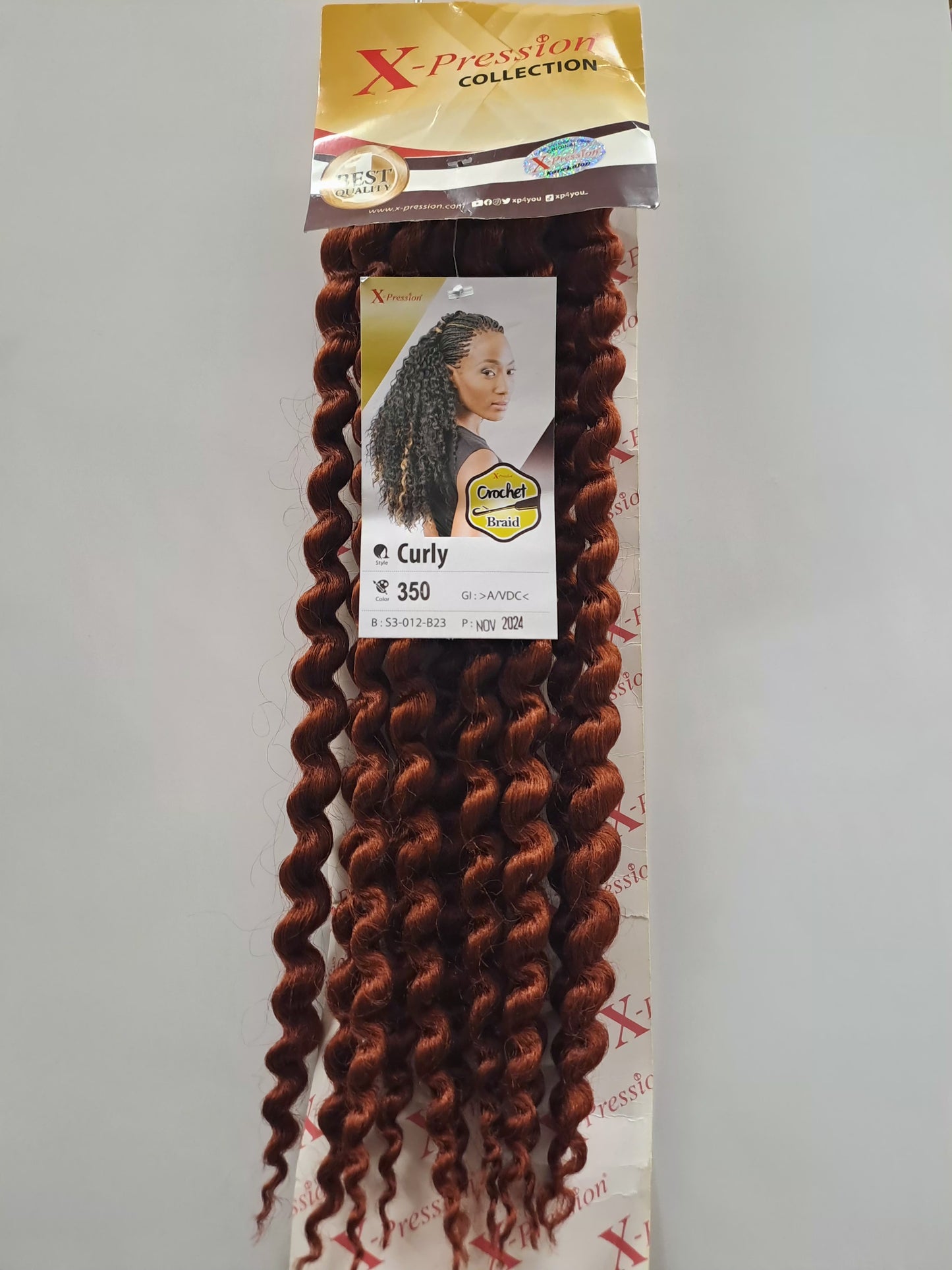 X-Pression Bohemian  curly 150g 40"