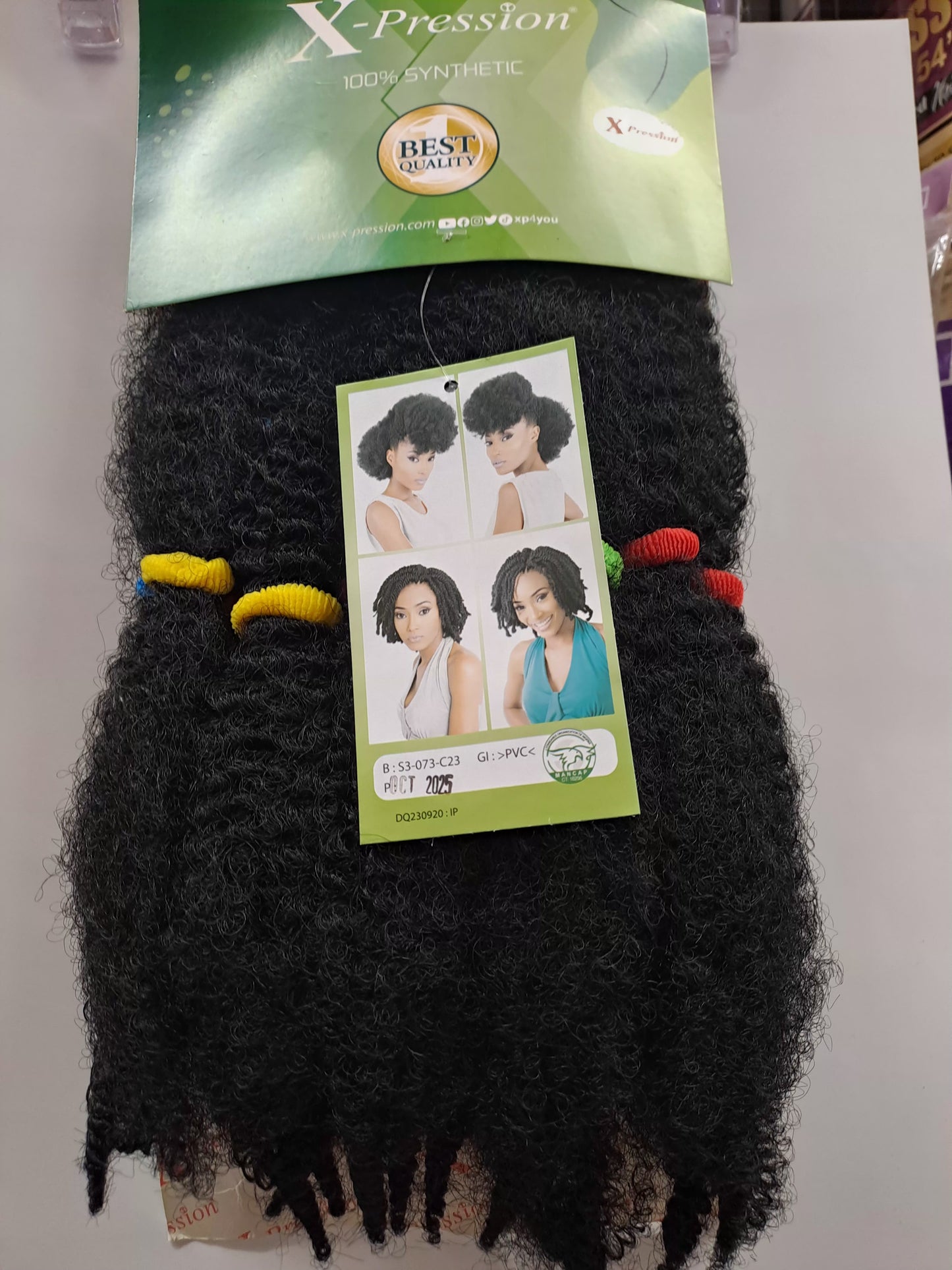 X-Pression Ceres Kinky Afro hair per twist, braids and dred  100g