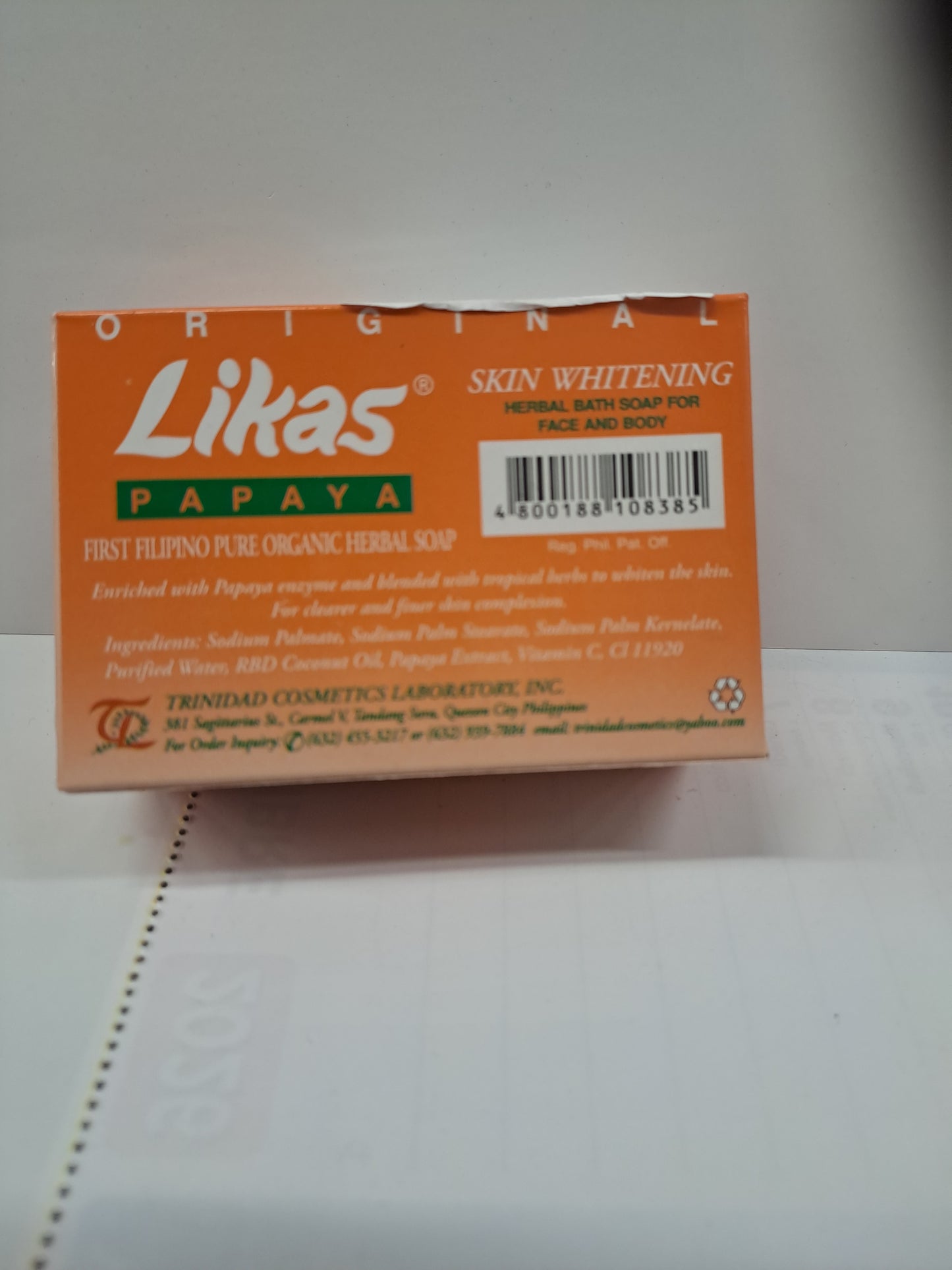 LIKAS PAPAYA SKIN SOAP 135g
