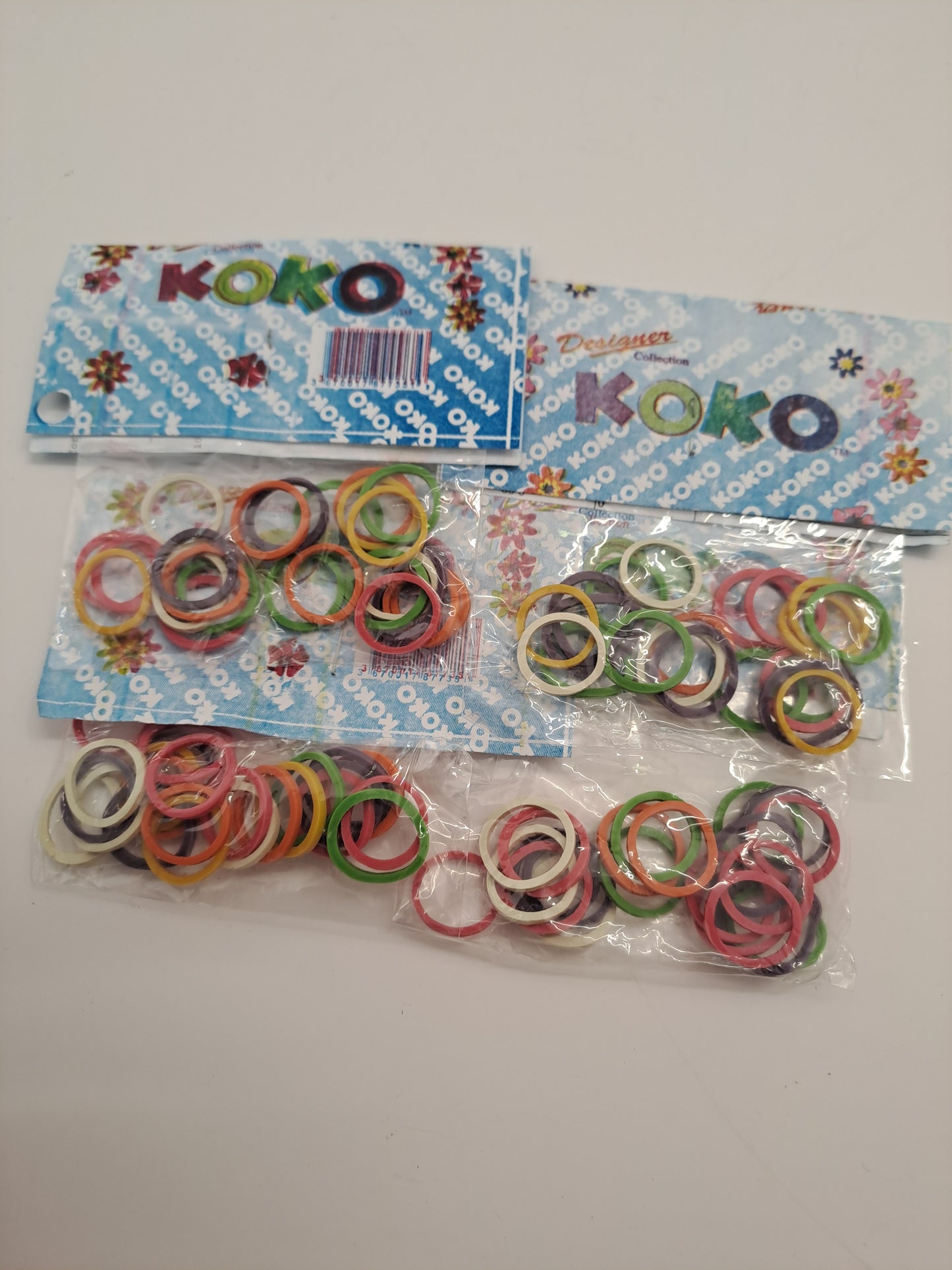 KOKO Elasticini Colorati per Treccine 4x