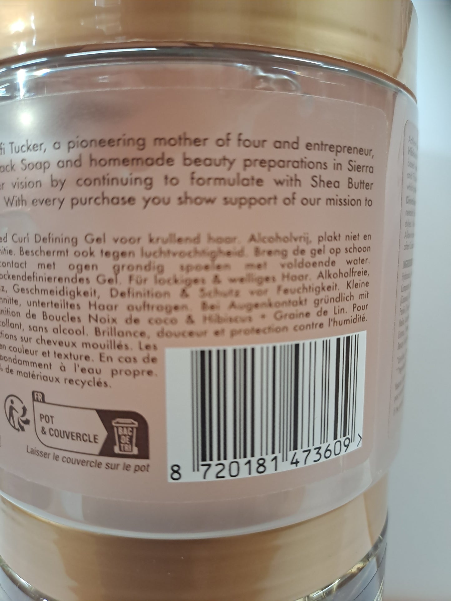 Shea Moisture Coconut & Hibiscus Defining Styling Gel 431ml bonus size