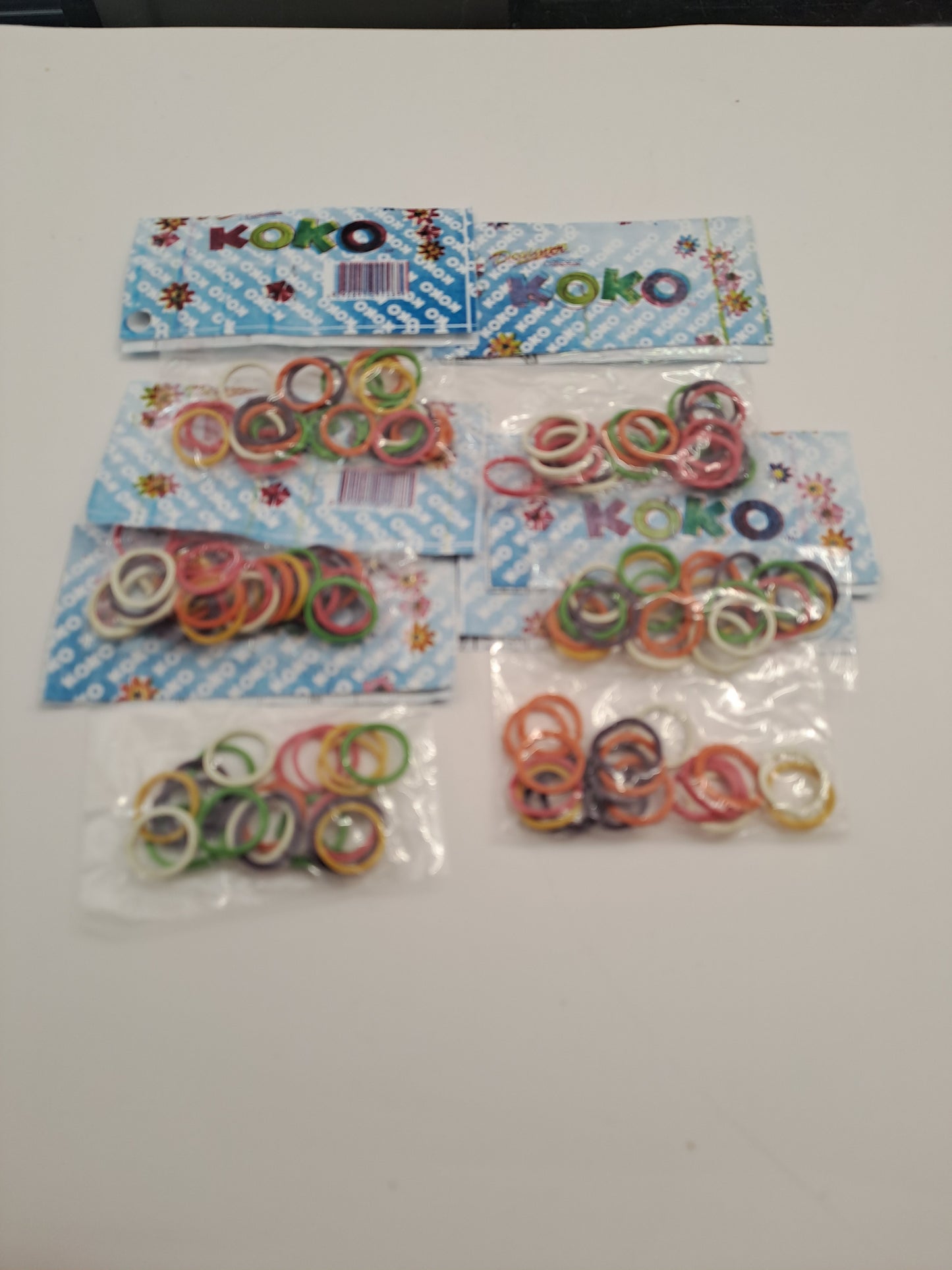 KOKO Elasticini Colorati per Treccine 6x