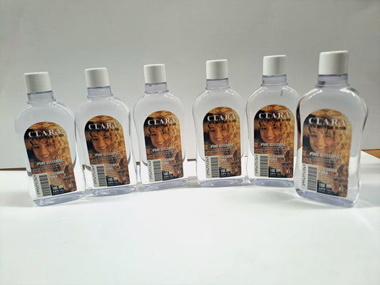 Clara Pure Glycerine 6×100ml Made in Italy - Pack da 6
