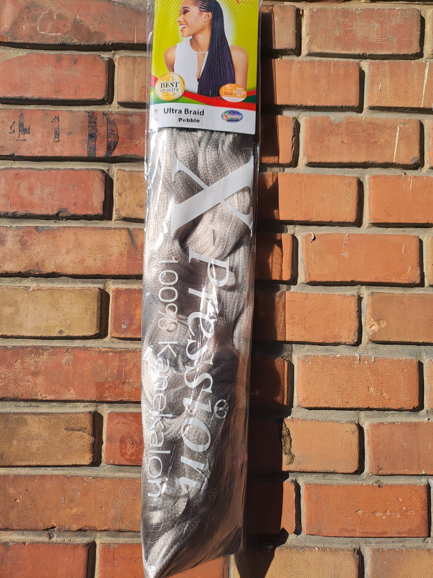 X-Pression Ultra Braid Extension Capelli Treccine braids Kanekalon Pre-stretched 160g  2 X 46''