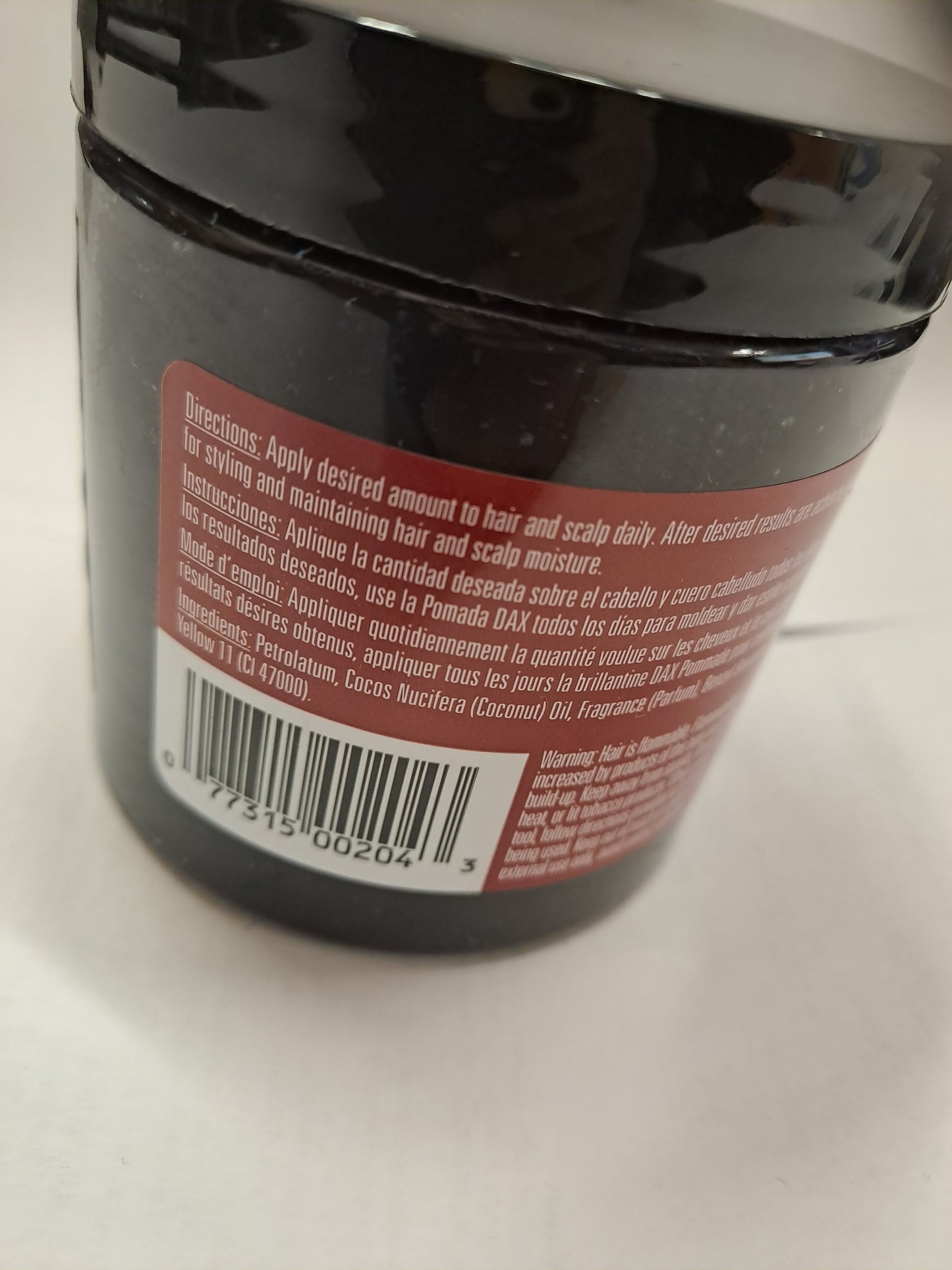 DAX Coconut Oil & Tar Oil KOCATAH DRY SCALP RELIEF 7.5 oz Black