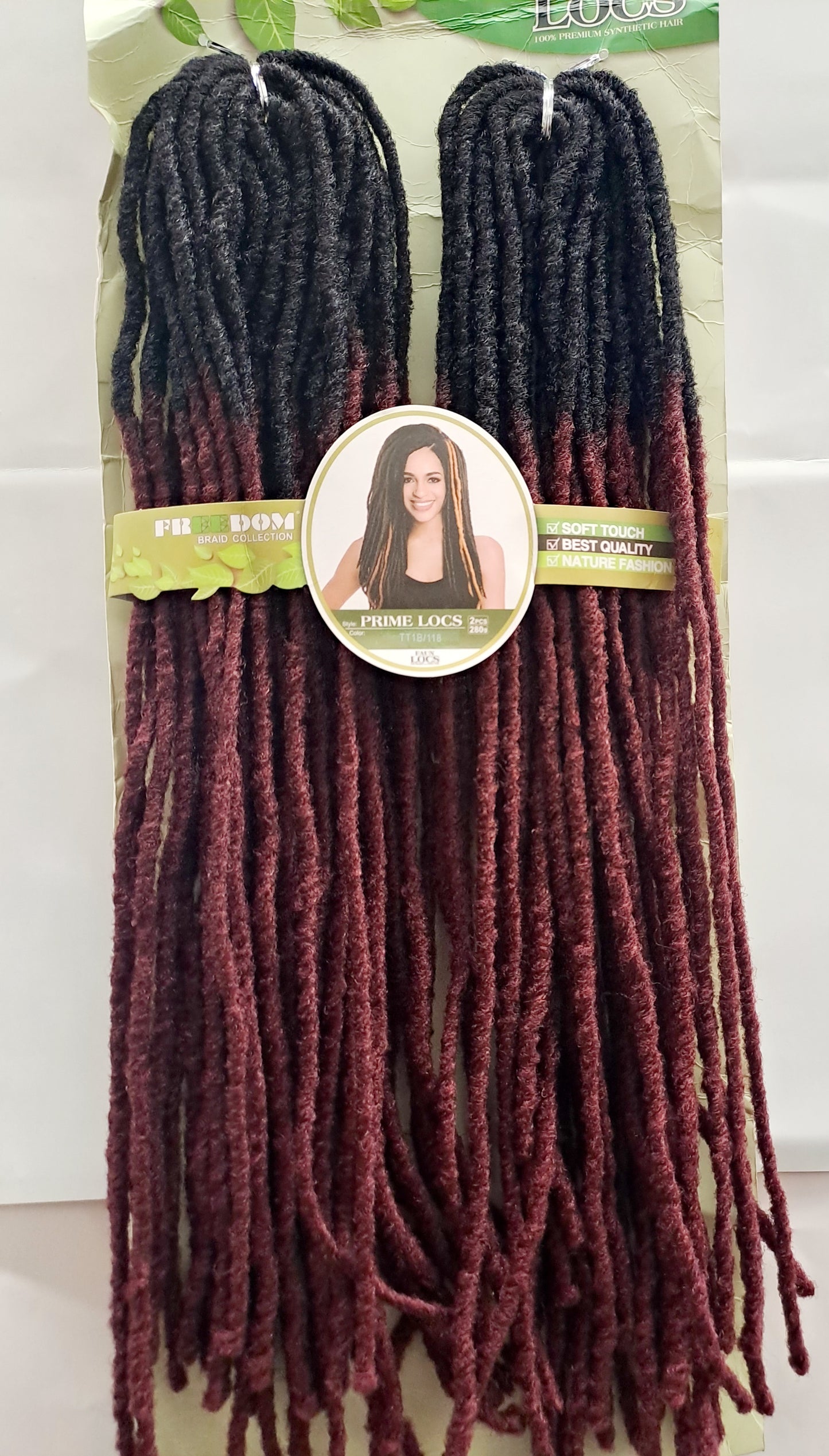 Faux locs 280 g  20"  36 pics