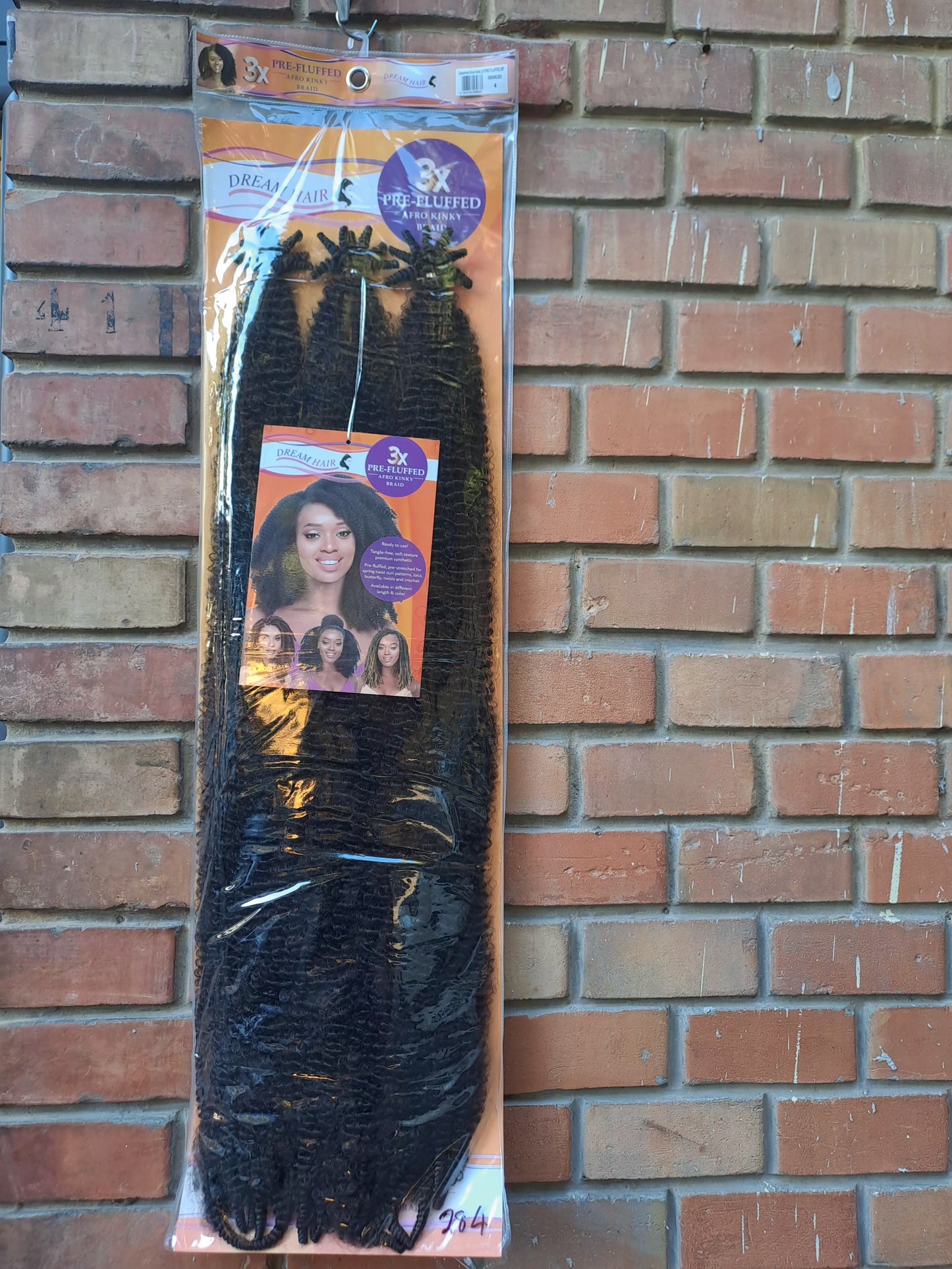 Afro Kinky Braid Synthetic Hair 3x Pre-Fluffed 28''