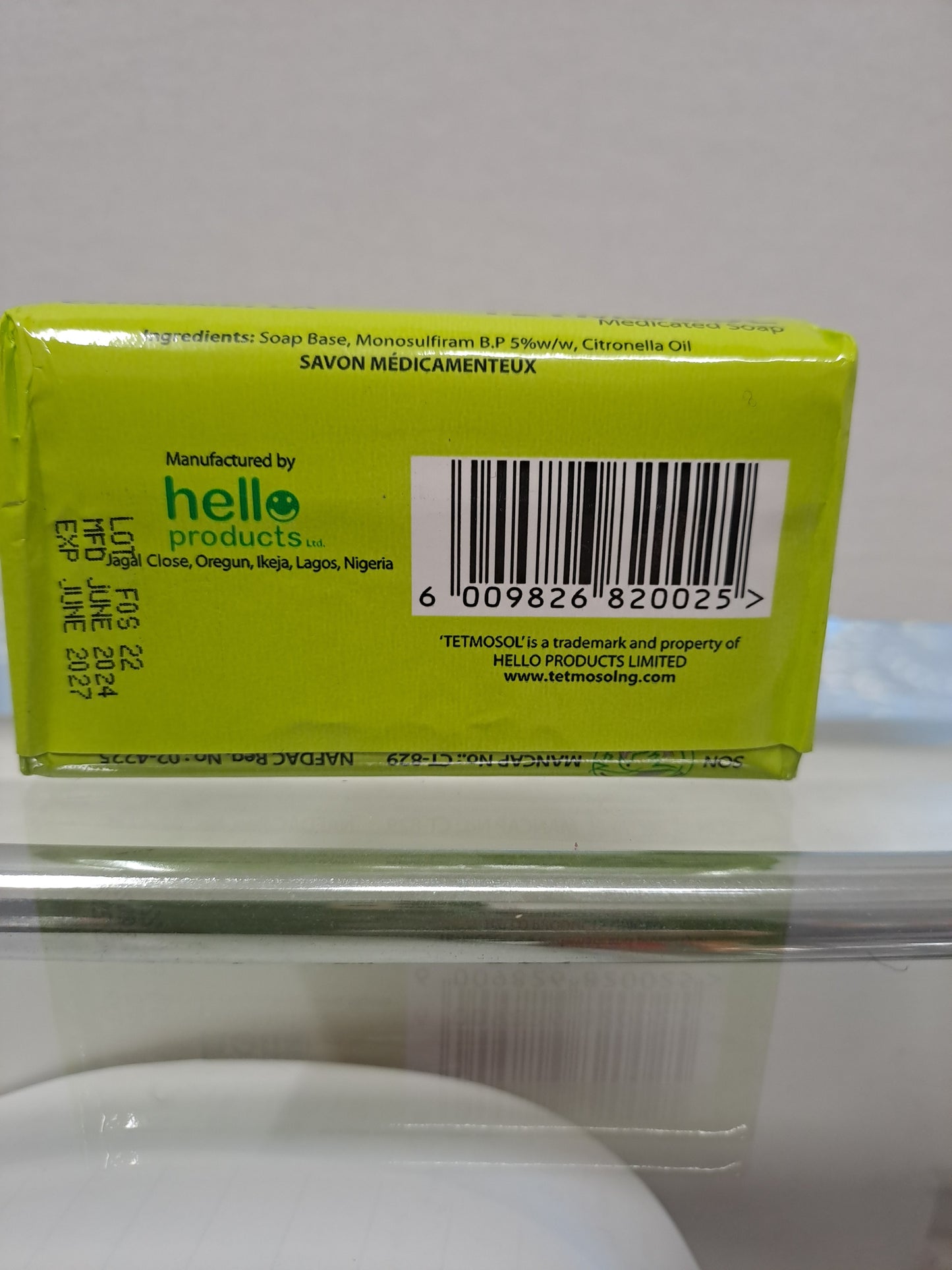 Tetmosol Medicated  soap 120g