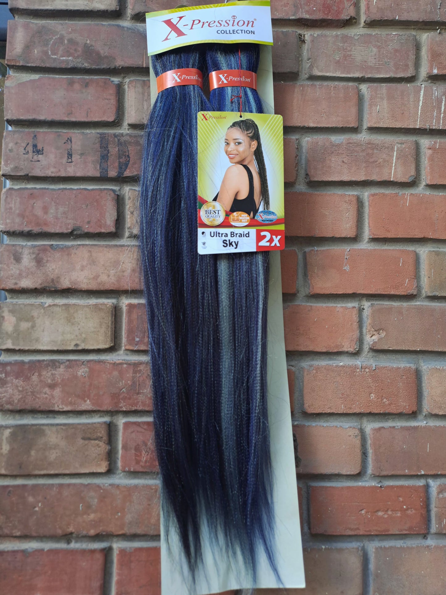 X-Pression Extension Capelli Treccine braids Kanekalon Mixed Mèches 160 g 46''