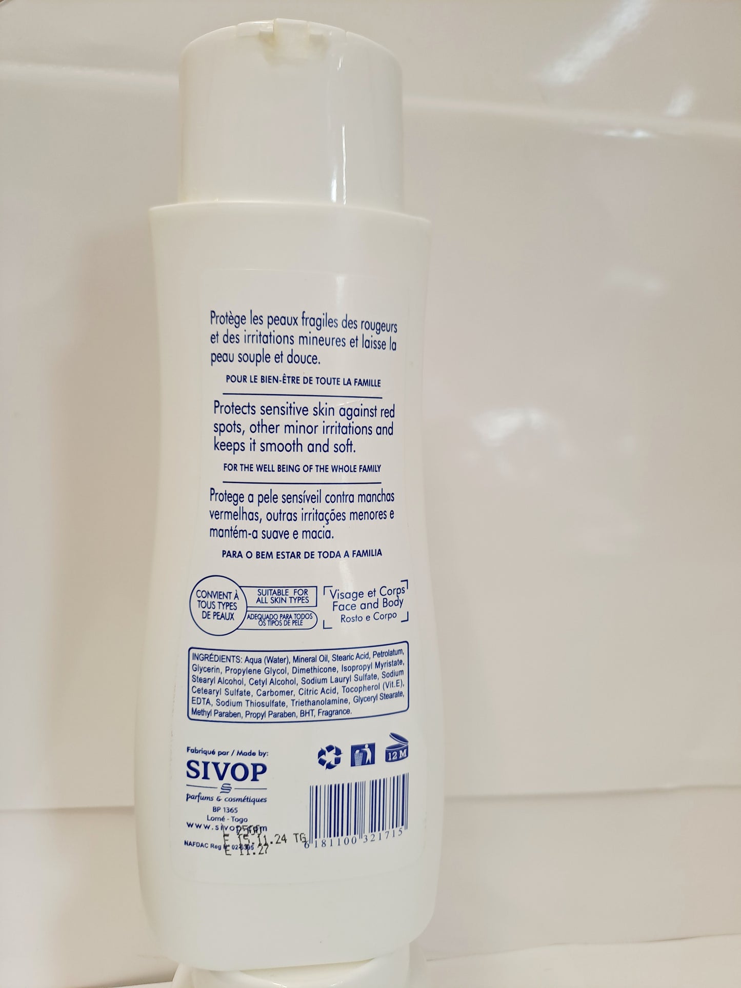 FAMILIA Body Lotion with Vitamin E 500 ml 16.91 FL.OZ