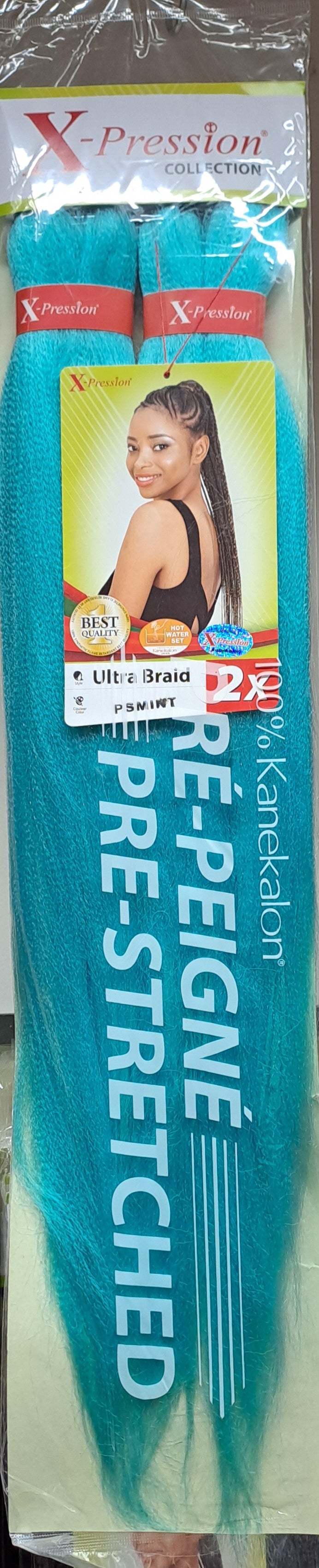 Xpression Hair Extension Braids Braids Kanekalon Pre-stretched 160 g 46''