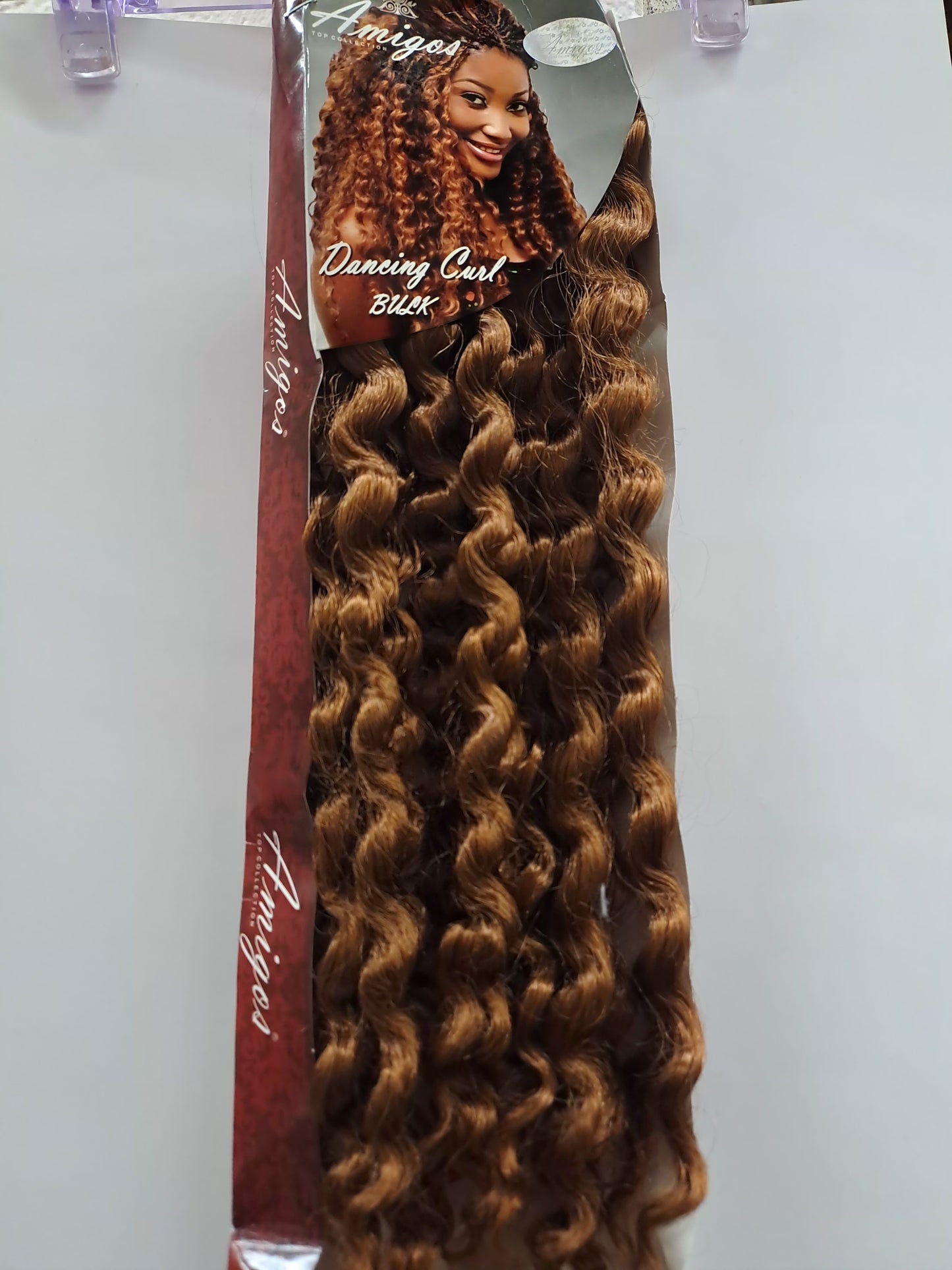 Bohemian Amigo dancing Curl braiding, pick n drops 19" 180g