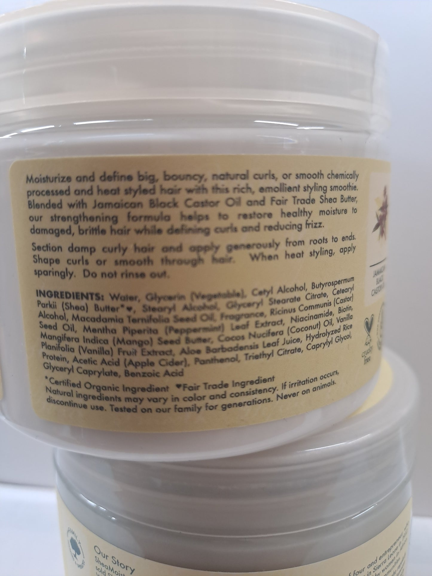 Shea Moisture JAMAICAN BLACK CASTOR OIL STRENGTHEN & RESTORE SMOOTHIE 340 g