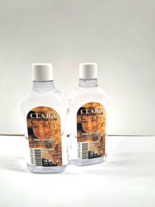 Clara Original Pure Glycerine Made in Italy 2x100ml