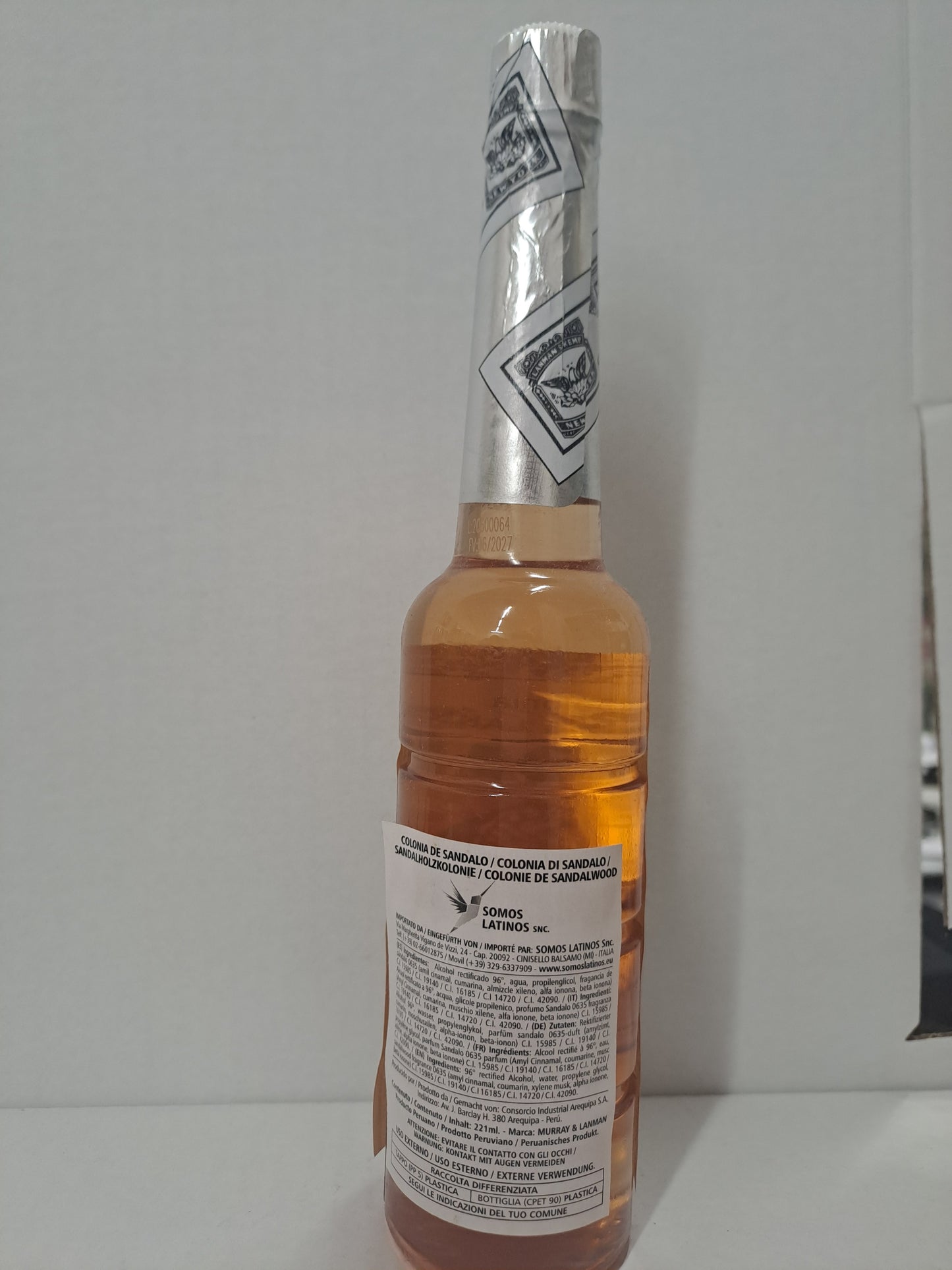 Acqua di Colonia Sandalo Sandalwood Cologne Murray & Lanman 221 ml