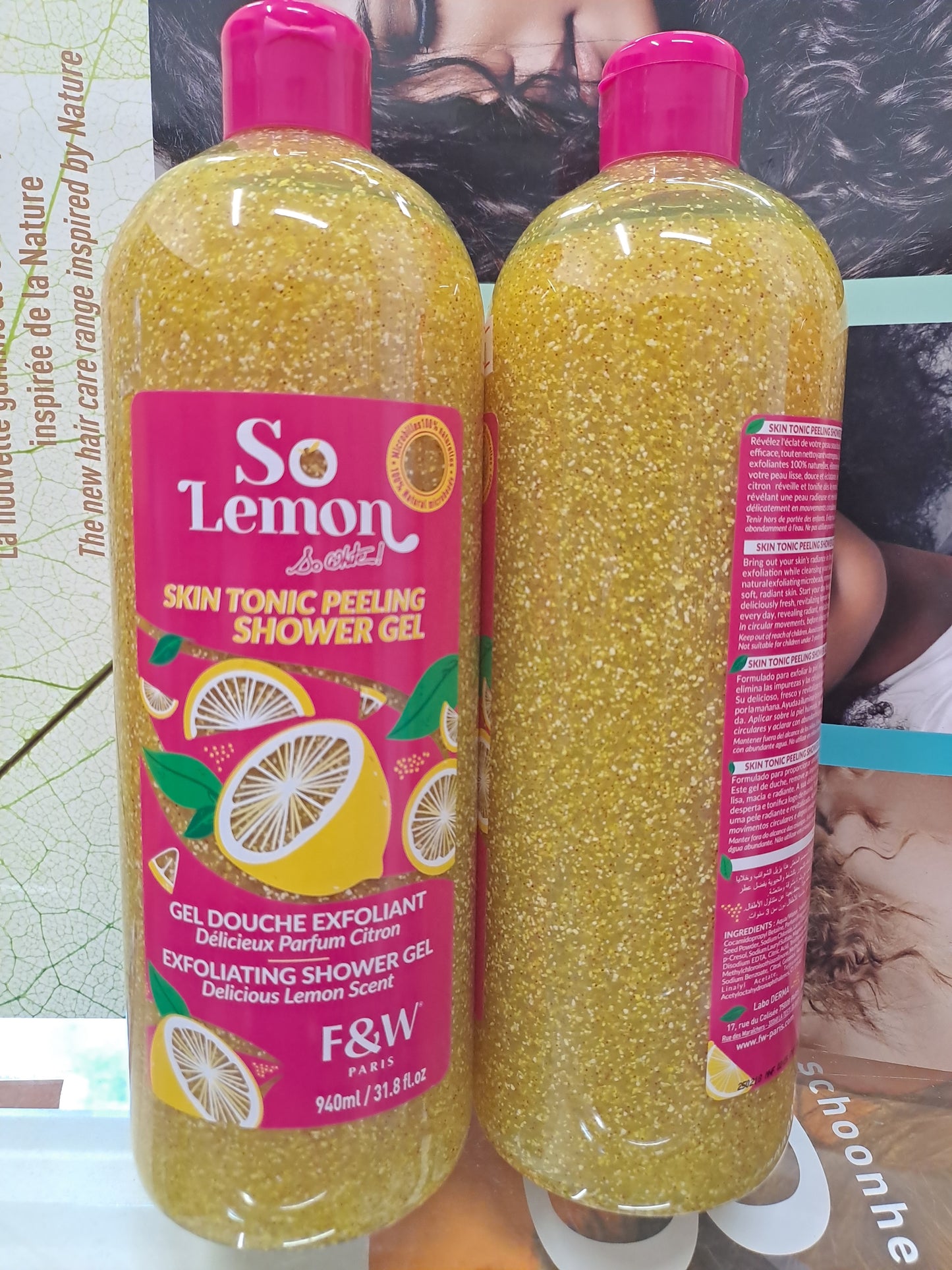 Fair & White  So Lemon Exfoliating Shower Gel  940 ml / 31.8 fl.oz