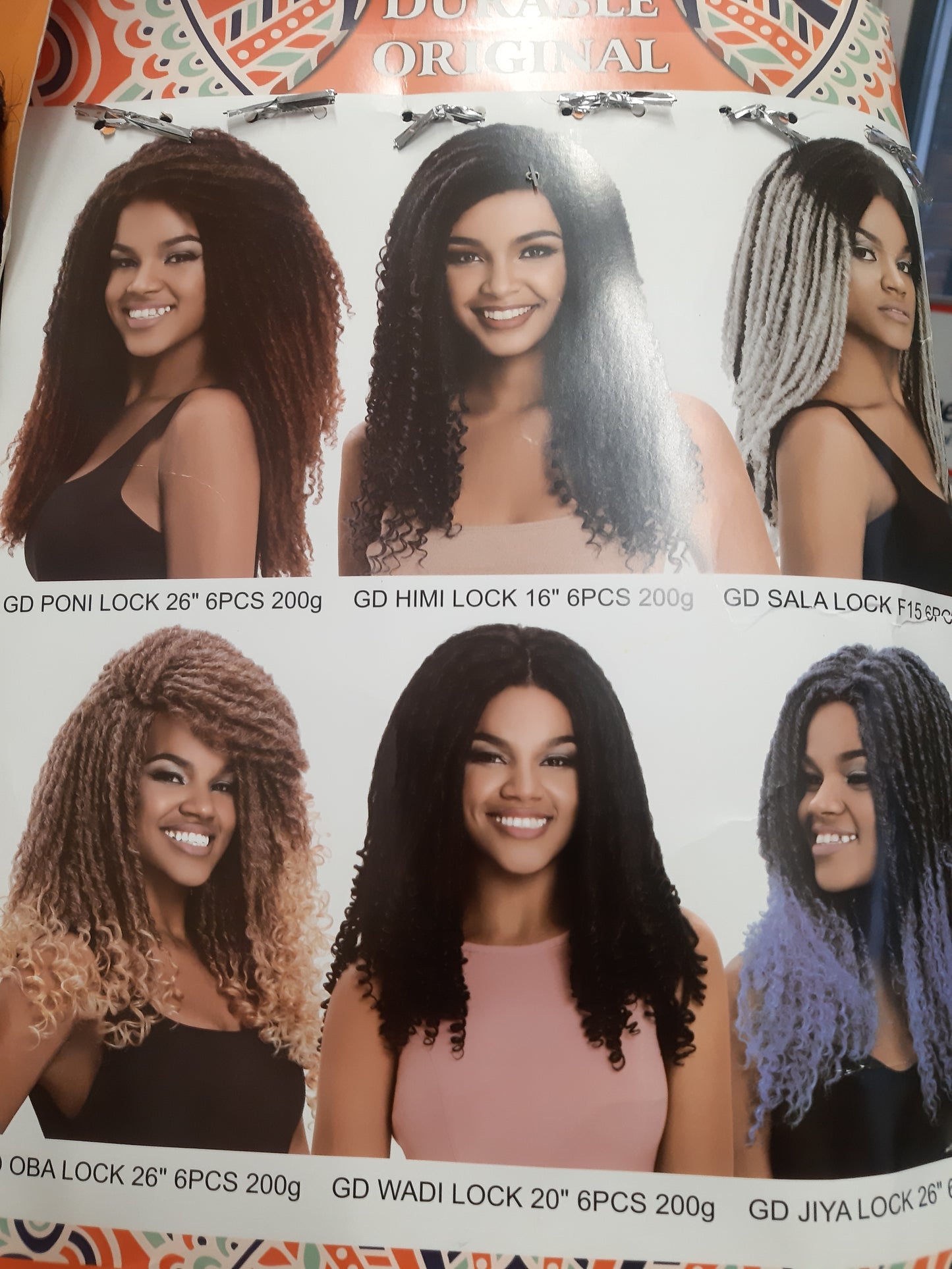 NOBLE  DREAD LOCK Weavon  16" 200G Black