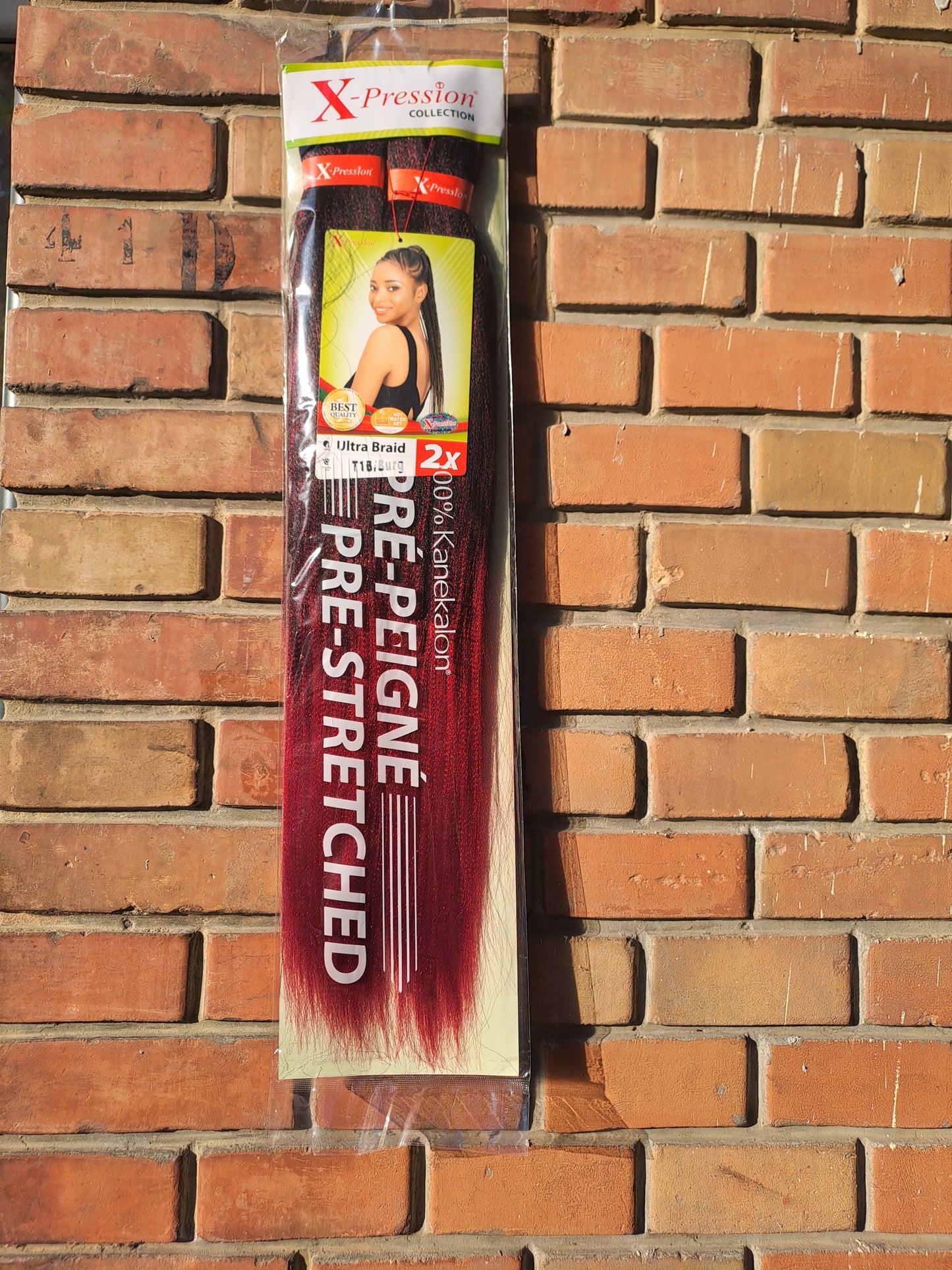 X-Pression Extension Ultra Braid Capelli Treccine braids Kanekalon Pre-stretched Shatush 160g  2 X 46''