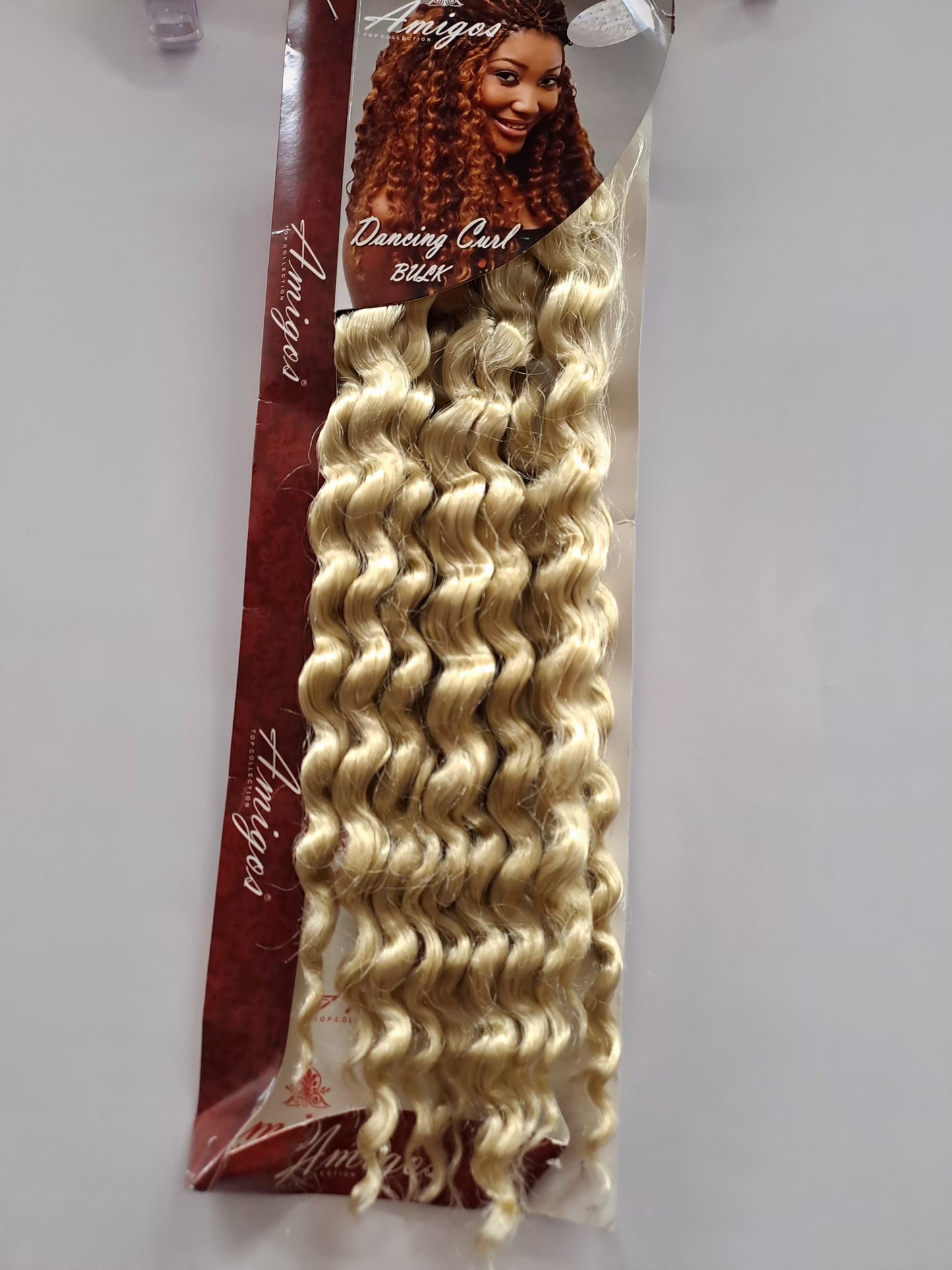 Bohemian Amigo dancing Curl braiding, pick n drops 19" 180g