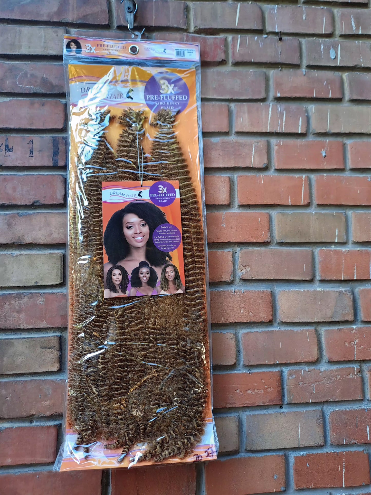 Afro Kinky Braid Synthetic Hair 3x Pre-Fluffed 20''
