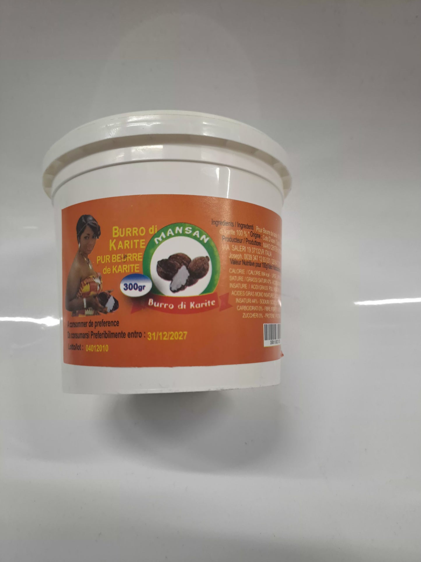 Burro di Karite Mansan puro  300g