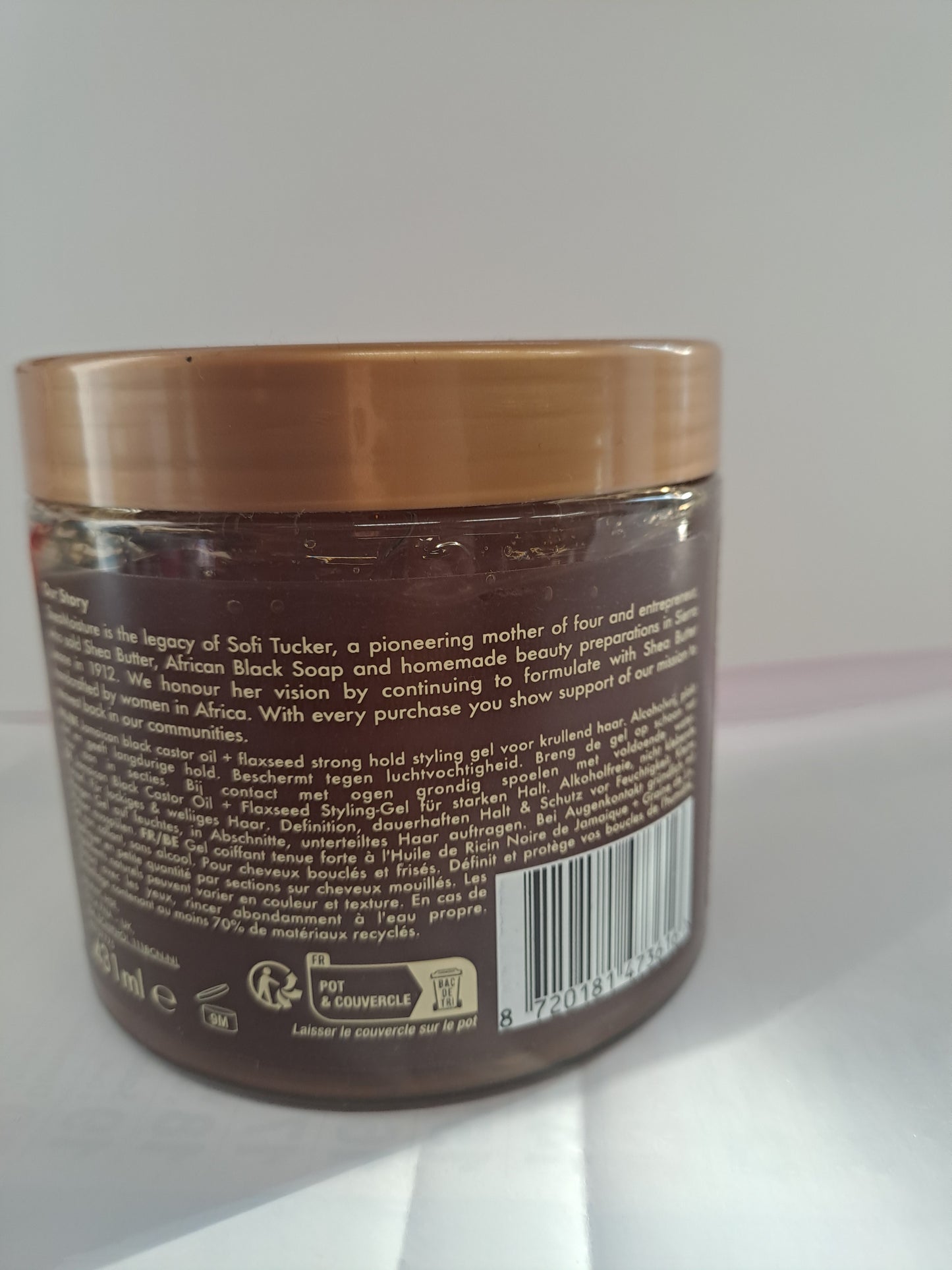 Shea Moisture Jamaican Black Castor Oil Strong Hold Styling Gel 431ml bonus size