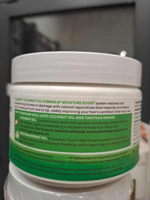 Palmer’s Coconut Oil Formula Coconut Oil Moisture Gro Hairdress 250g