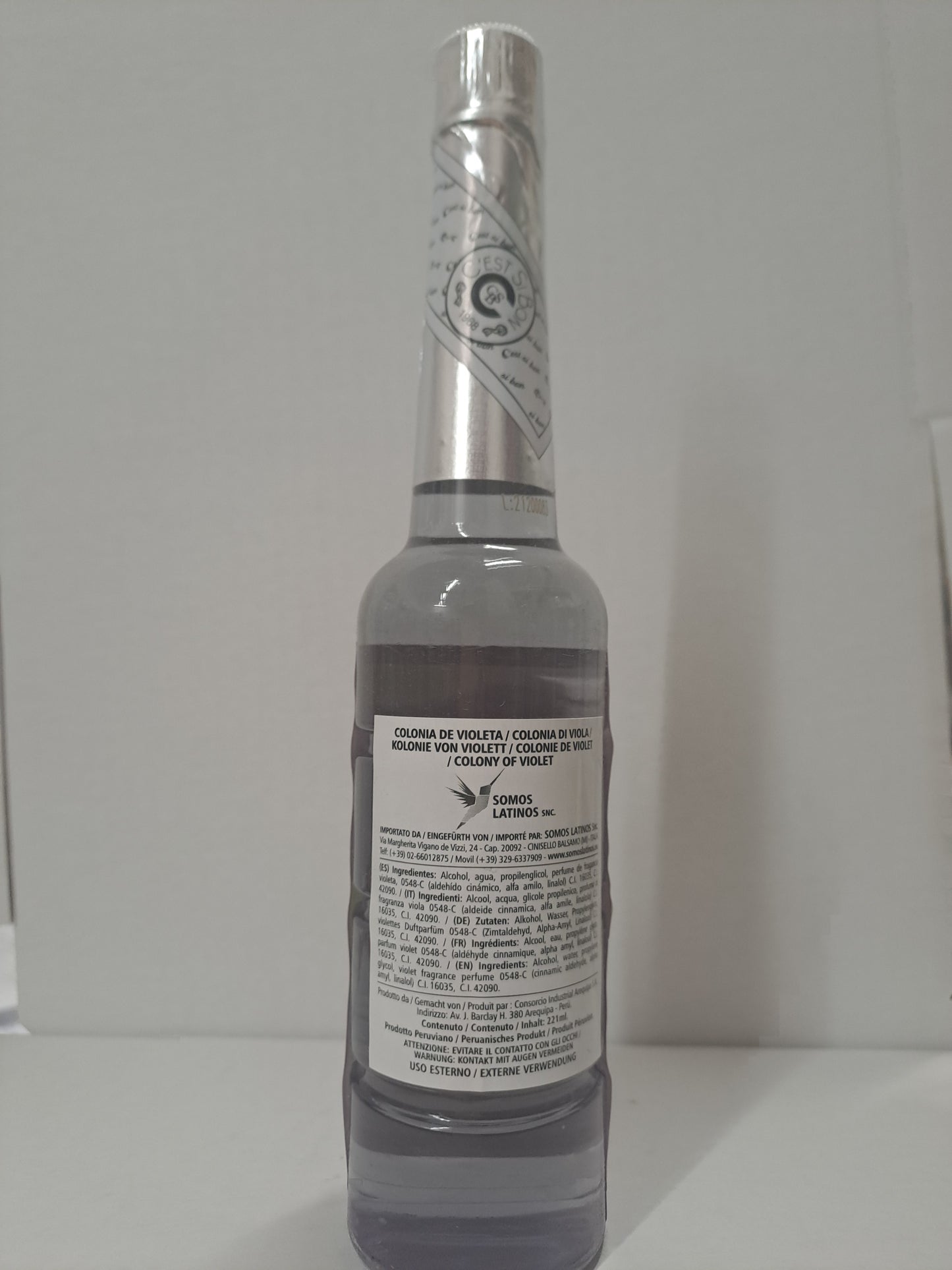 Acqua di Colonia DE VIOLETAS 221 ml