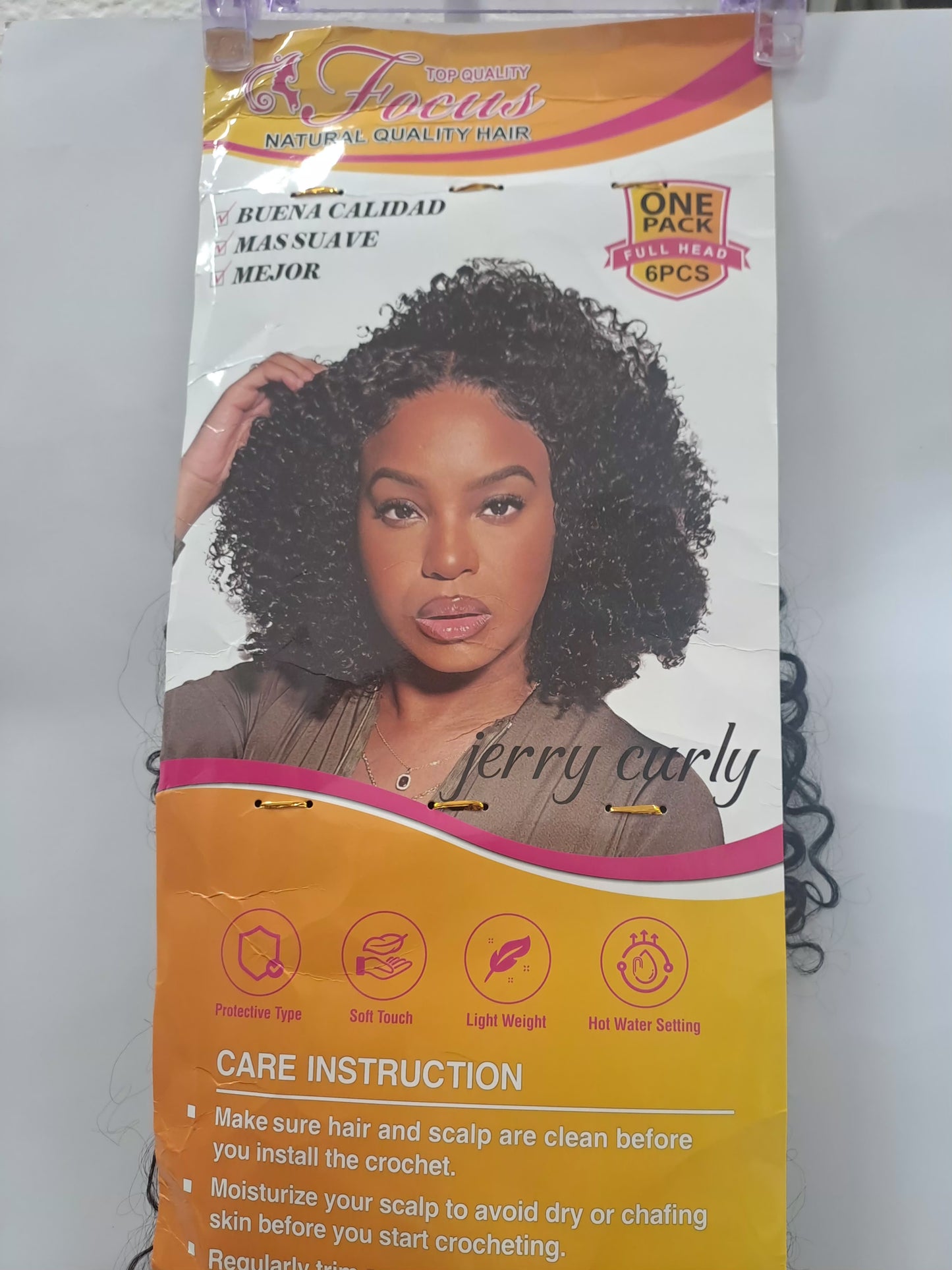 Weavon Jerry Waterv Curls 20"  Focus  6 pics