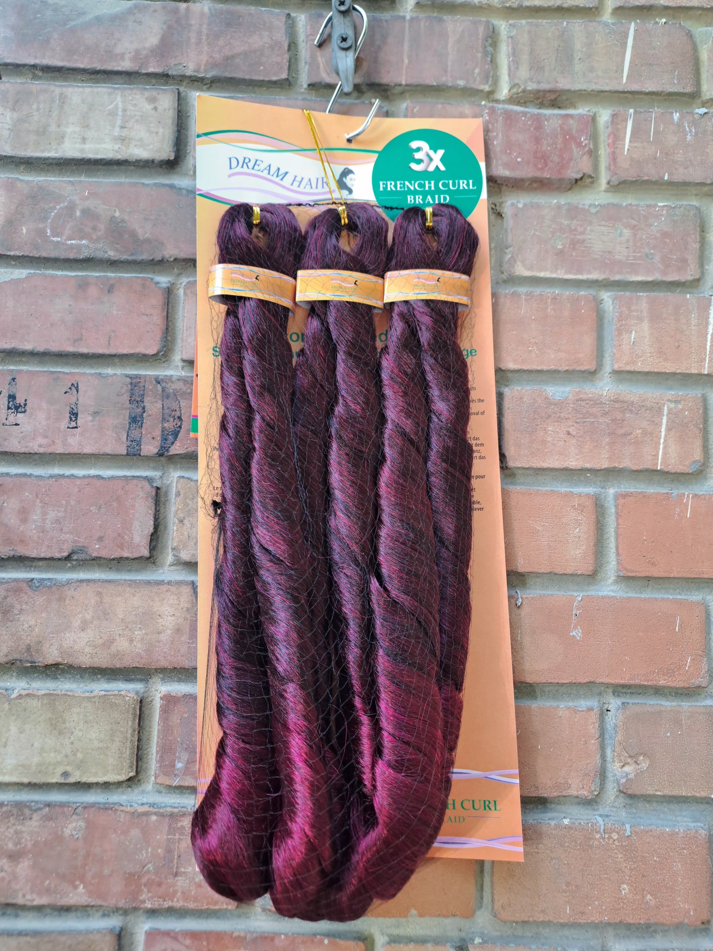 French Curl 3X Braid 56 cm / 22'' 210g synthetic hair
