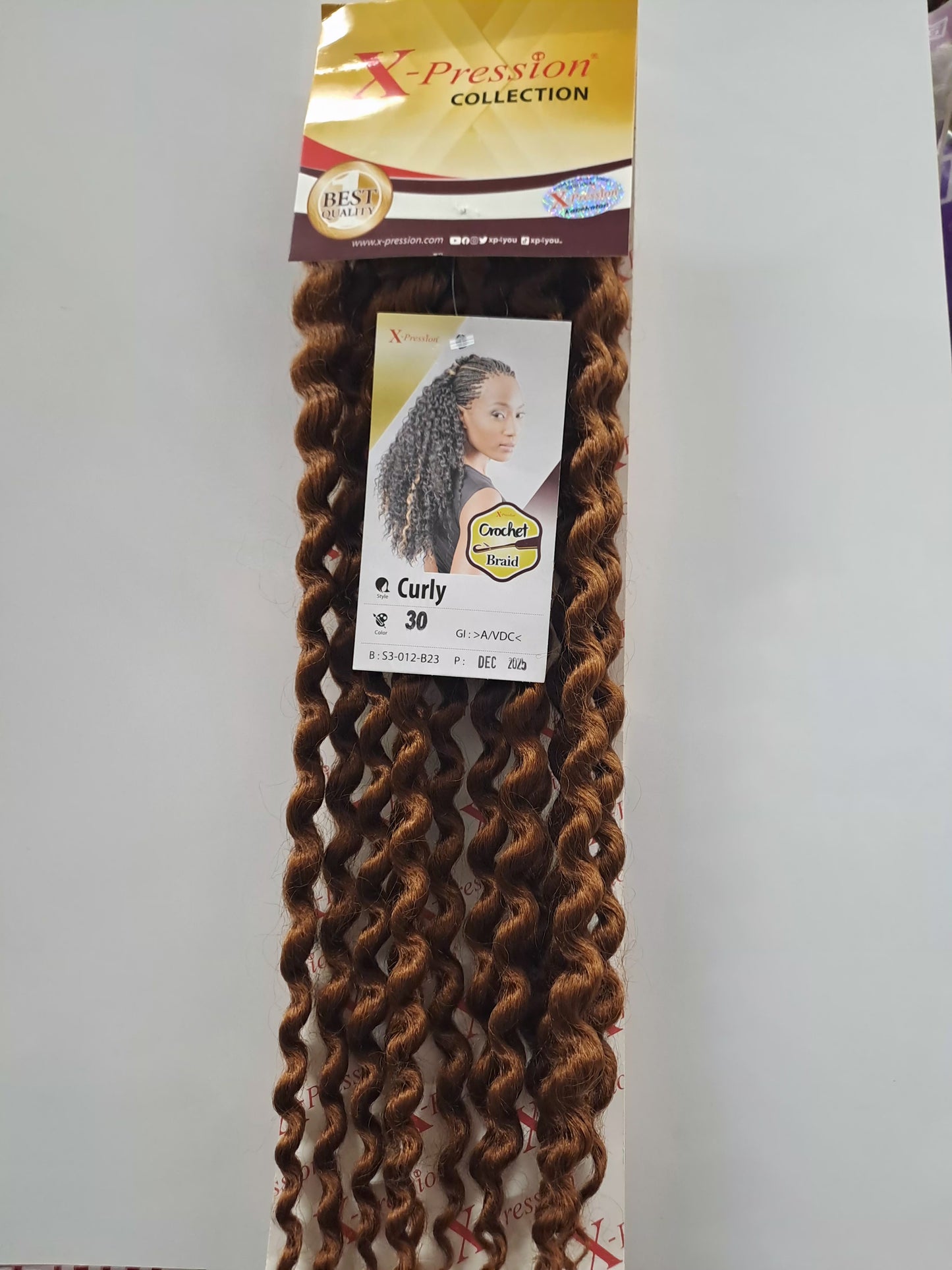 X-Pression Bohemian  curly 150g 40"