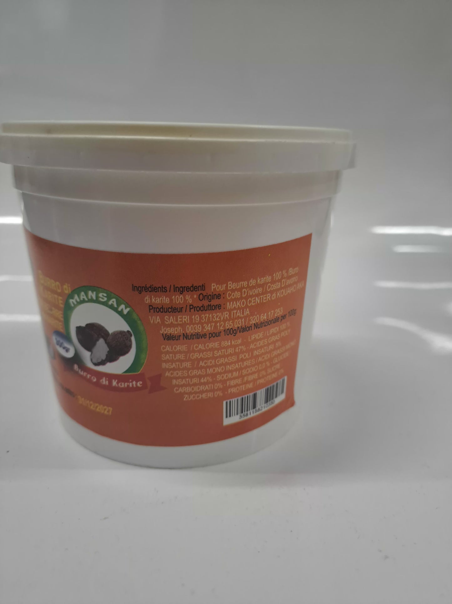 Burro di Karite Mansan puro  300g