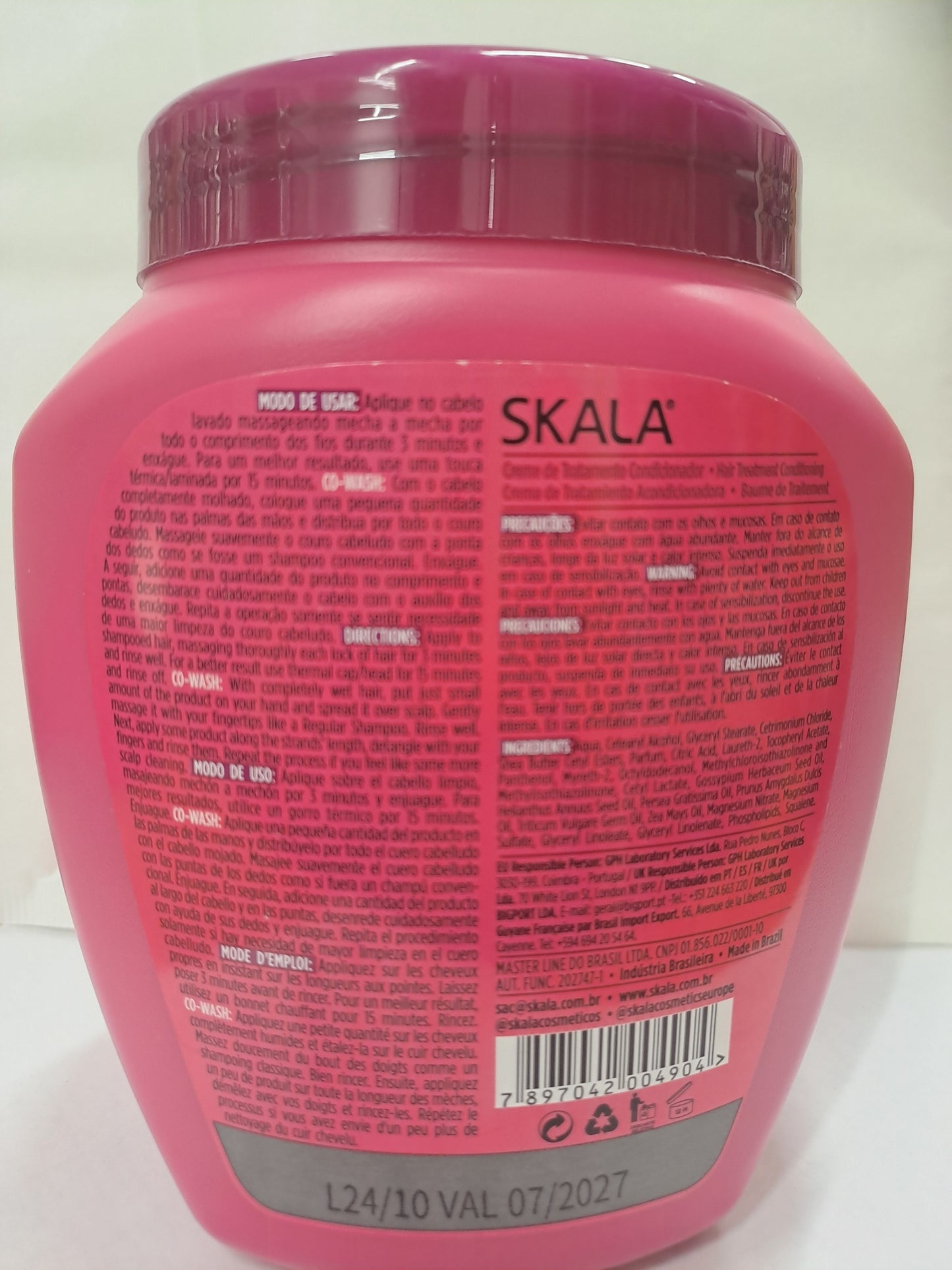 skala Ceramidas G3  Co Wash Hair Cream Conditioning 1000g  35.2 oz