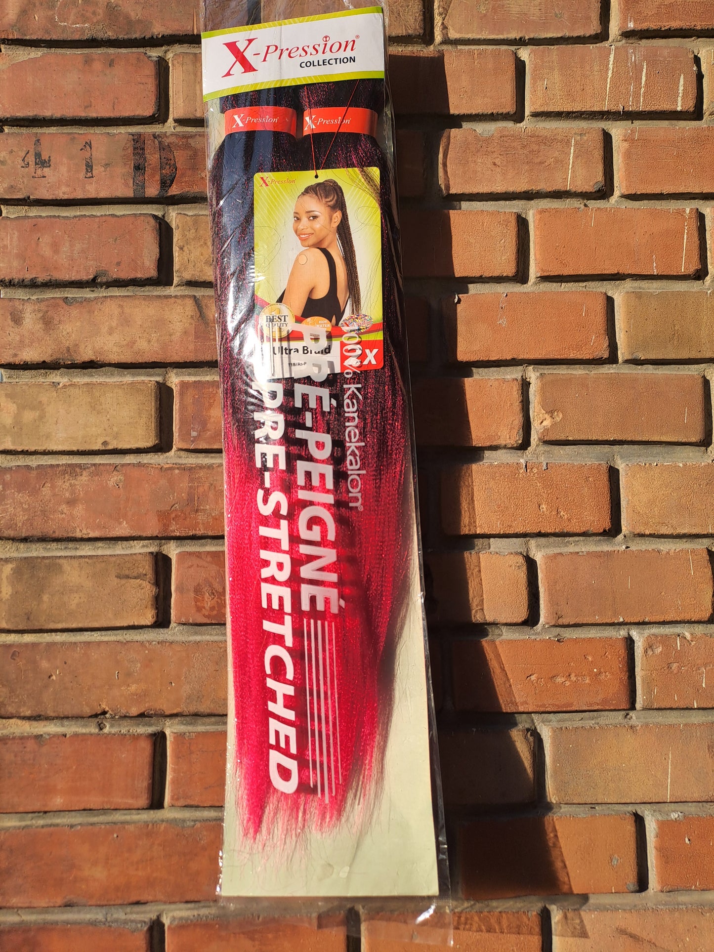 X-Pression Extension Ultra Braid Capelli Treccine braids Kanekalon Pre-stretched Shatush 160g  2 X 46''