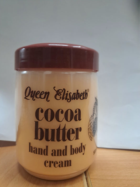 Queen Elisabeth  Cocoa Butter Hand and Body Cream 500ml.