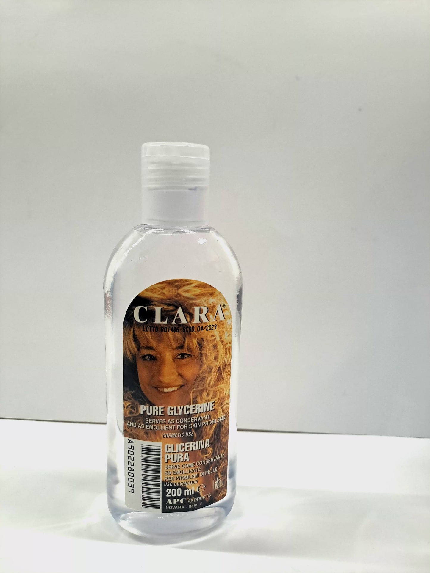 Clara Pure Glycerine 200ml Made in Italy