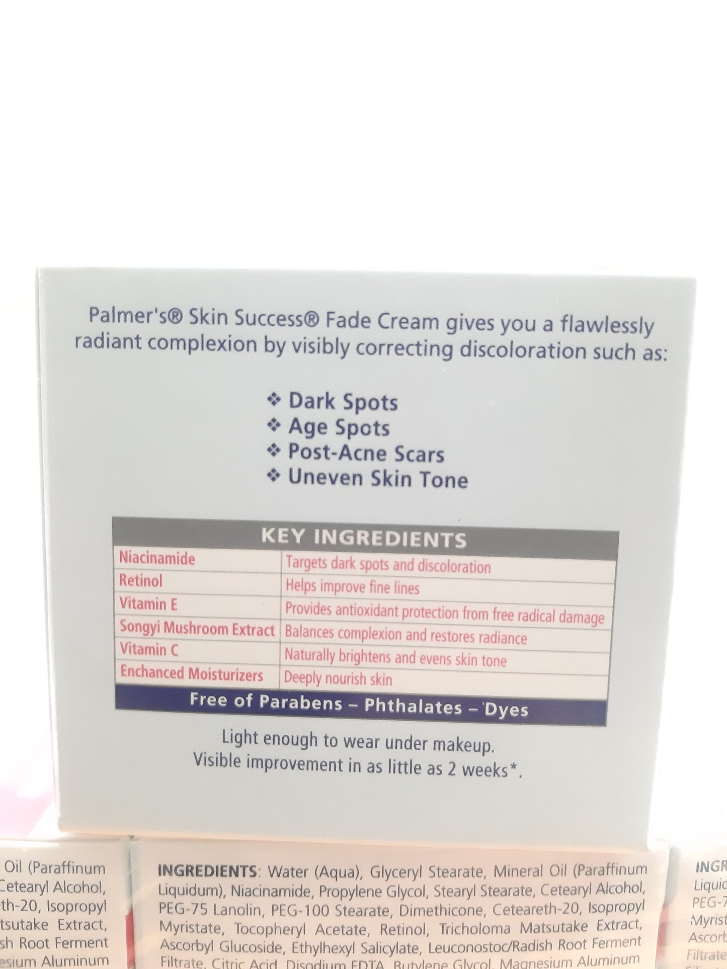 Palmer's Skin Success Fade Cream For All Skin Types  80ml