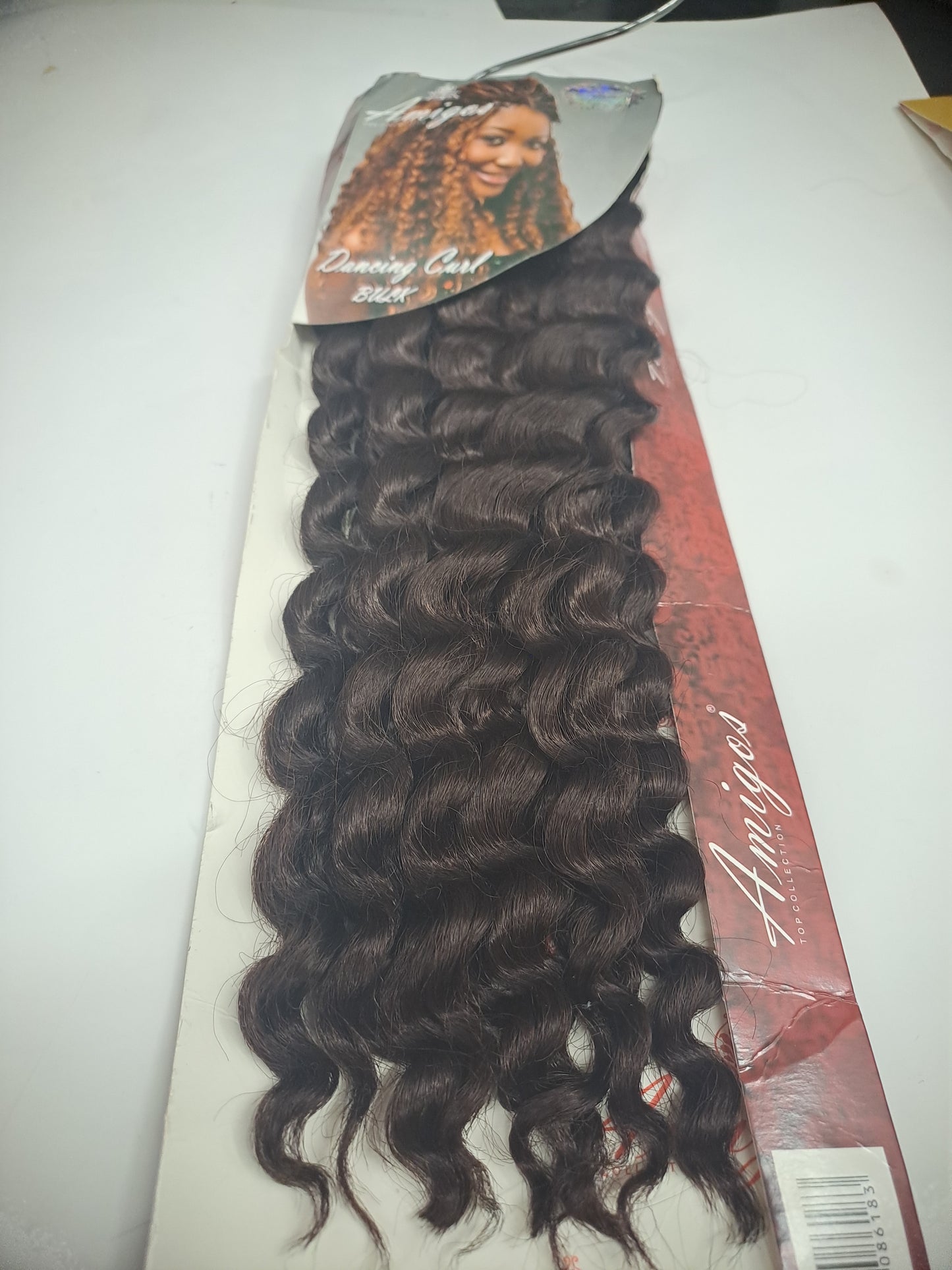 Bohemian Amigo dancing Curl braiding, pick n drops 19" 180g