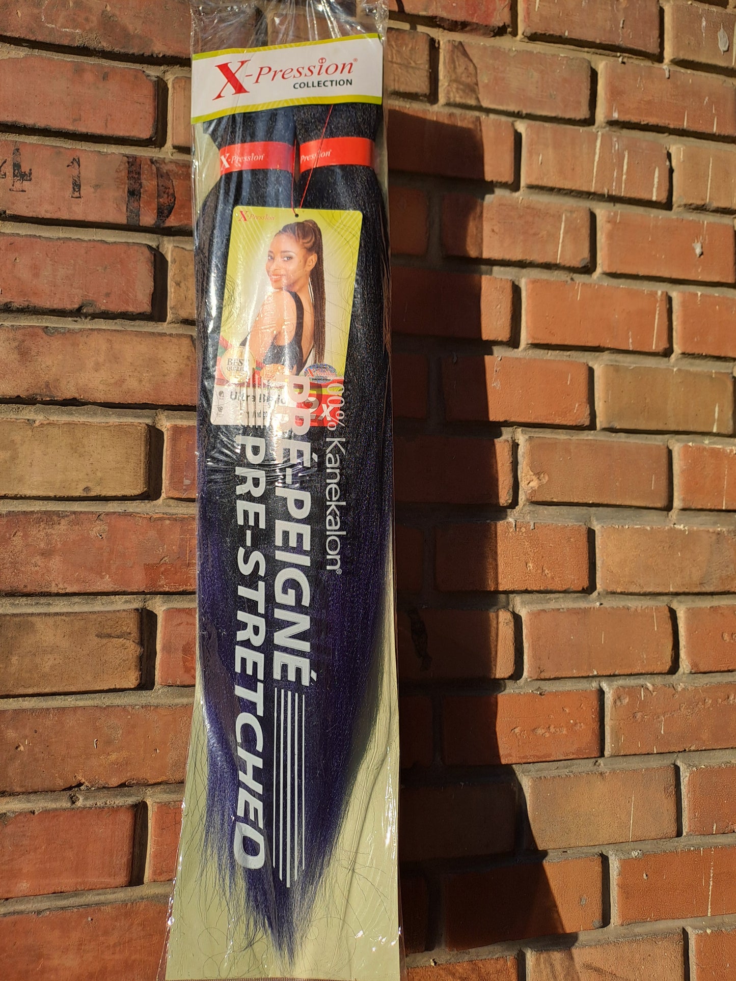 X-Pression Extension Ultra Braid Capelli Treccine braids Kanekalon Pre-stretched Shatush 160g  2 X 46''