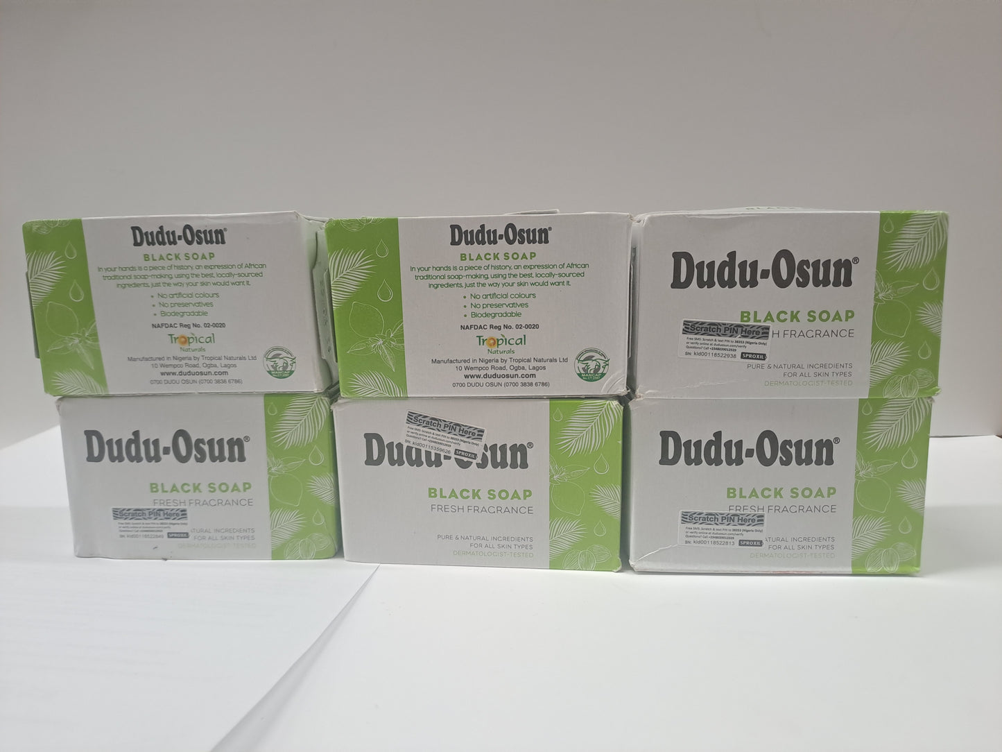 Dudu Osun African Black Soap 6x150g