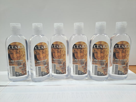 Clara Pure Glycerine 6x200ml Made in Italy - Pack da 6