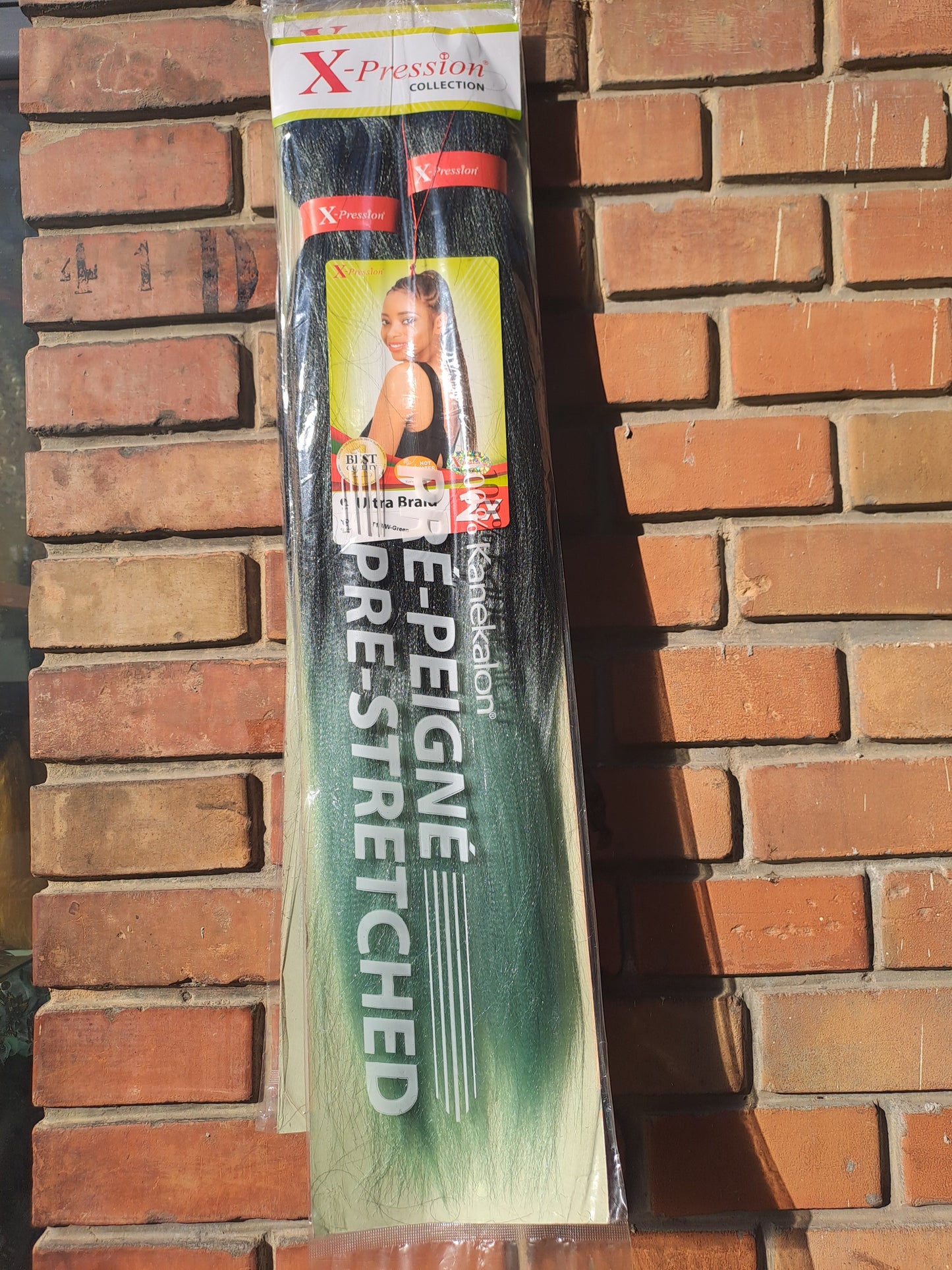 X-Pression Extension Ultra Braid Capelli Treccine braids Kanekalon Pre-stretched Shatush 160g  2 X 46''