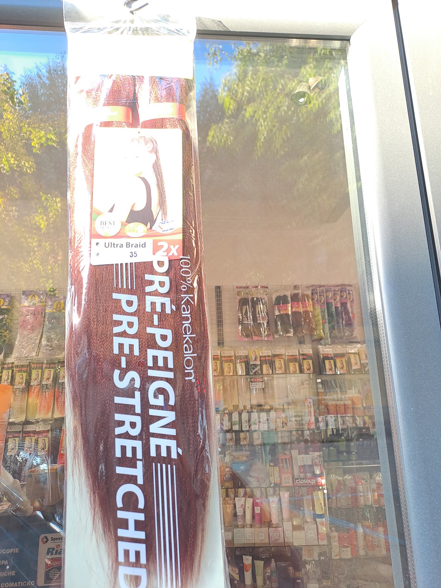 X-Pression Ultra Braid Extension Capelli Treccine braids Kanekalon Pre-stretched 160g  2 X 46''