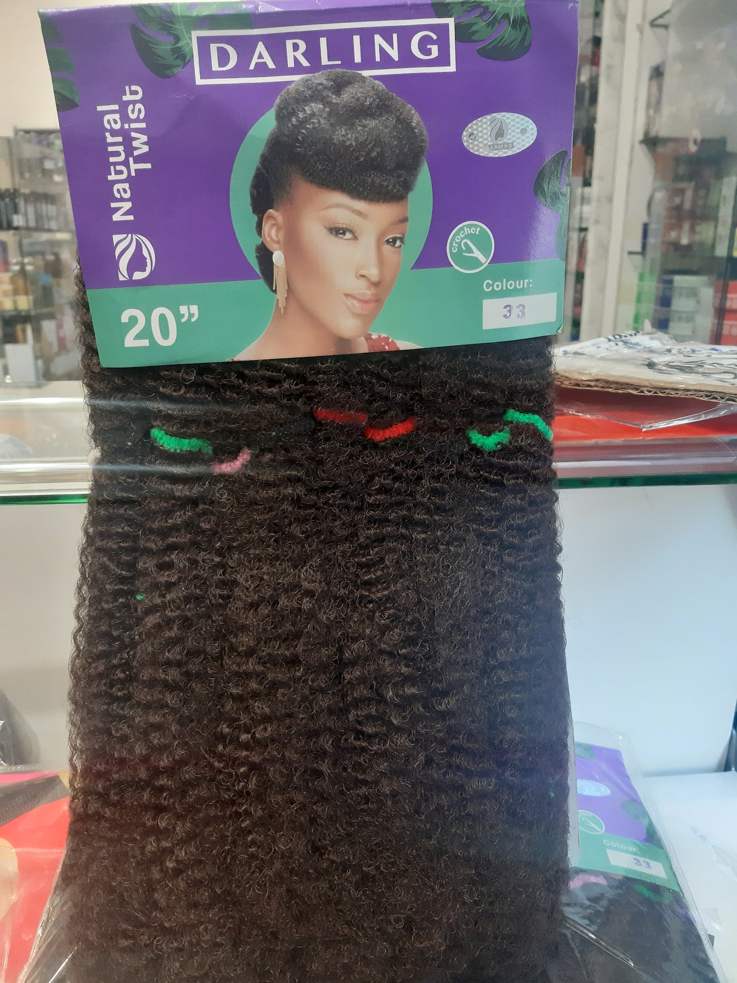 Darling Natural kinky Twist 20"